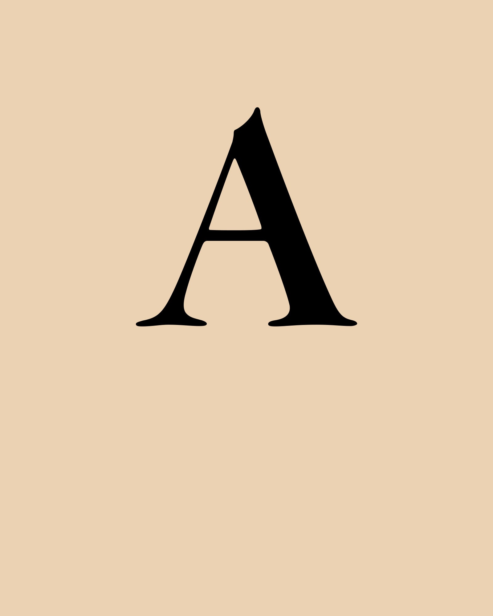 Alphabet letters Art Capsule - Posters