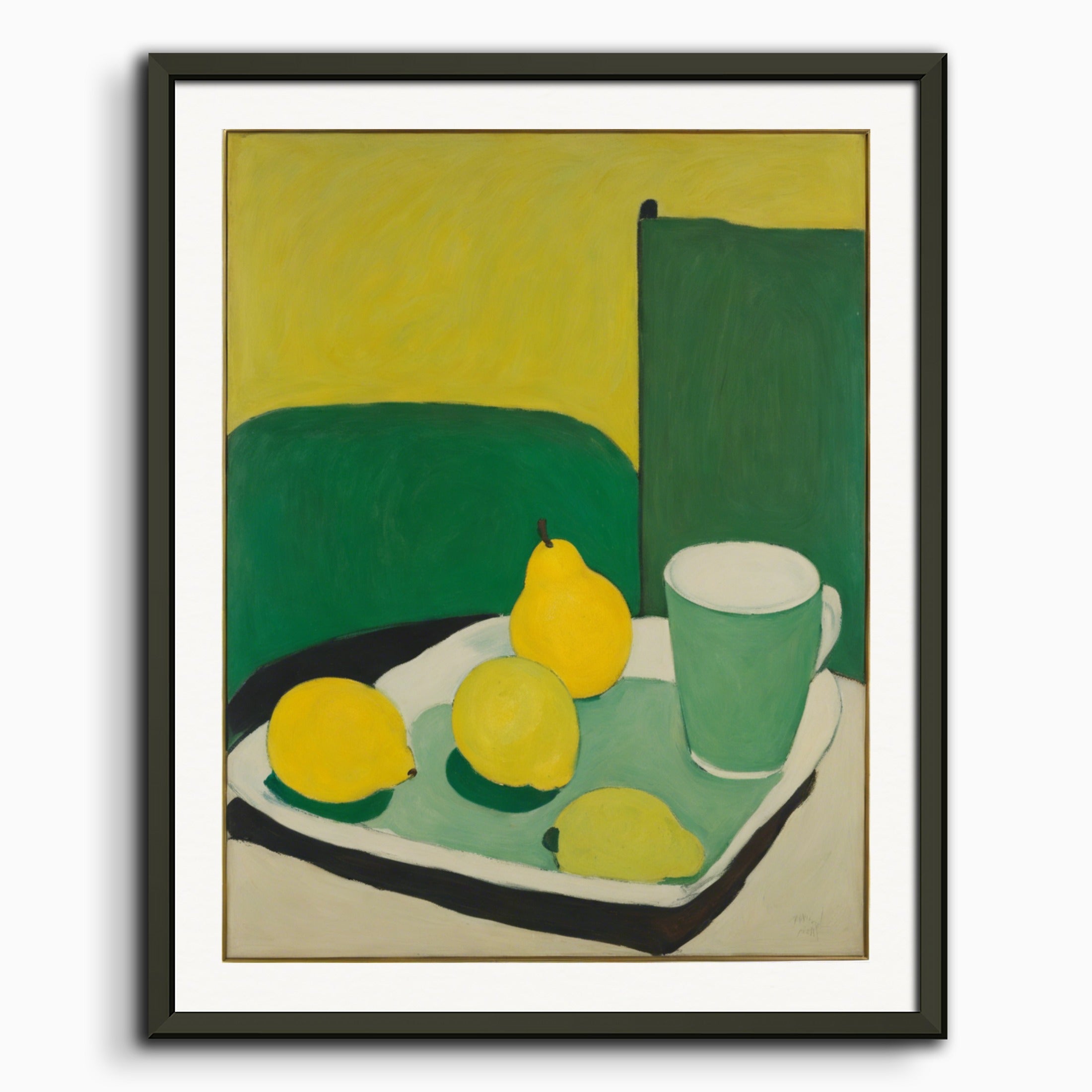 Poster: American intimate figurative, abstract trend,