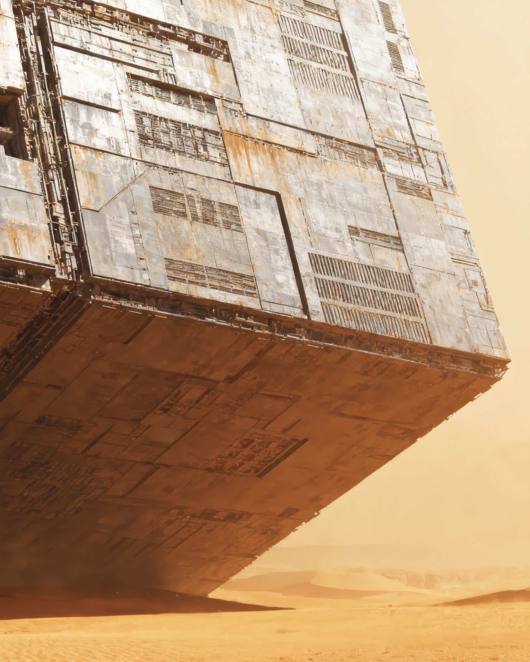 Massiv Ørkensstruktur - Dune Poster, Sci-Fi Sand Plakater