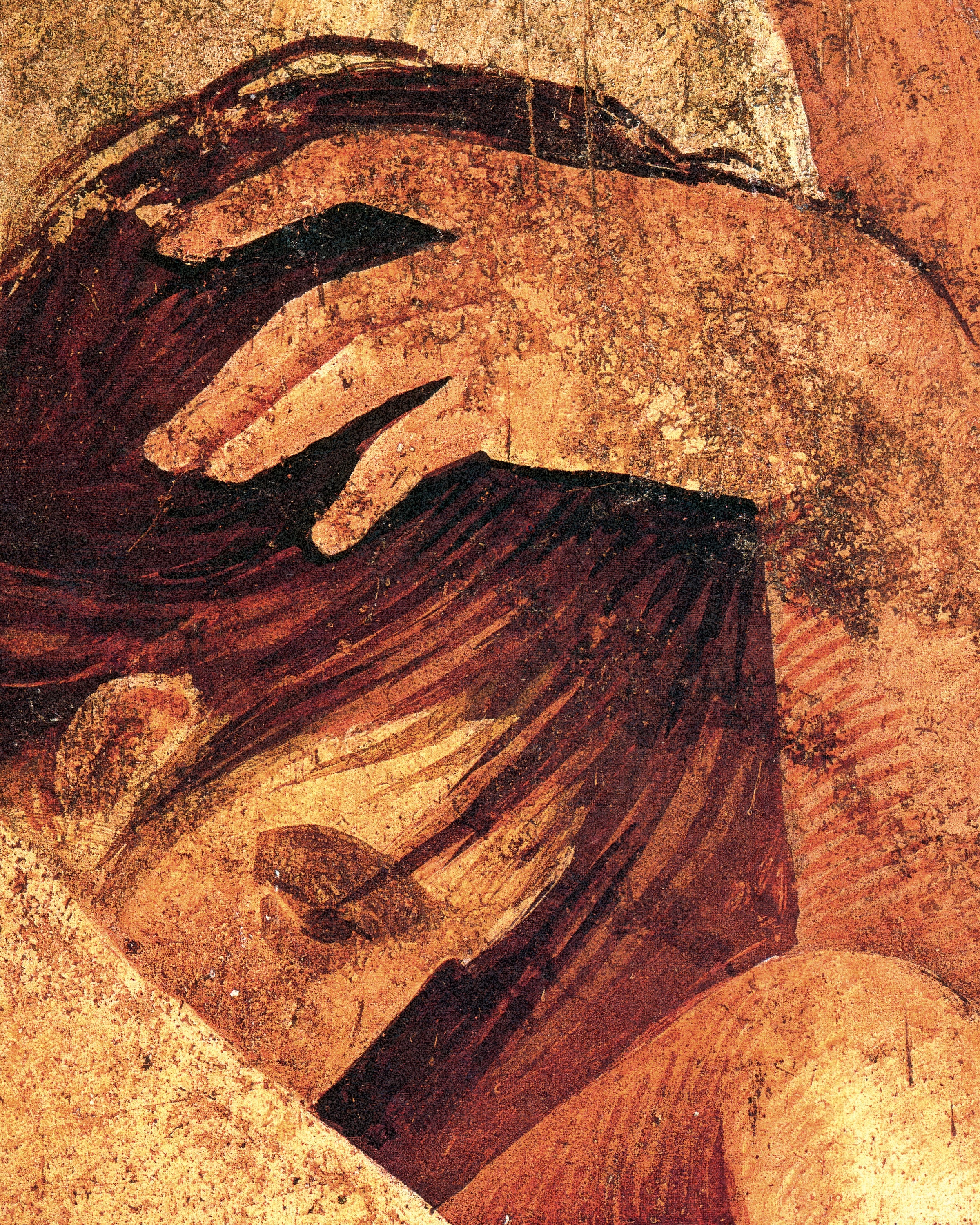 Kvinde trøster nybegynder fra Villaen af Mysteries Plakat