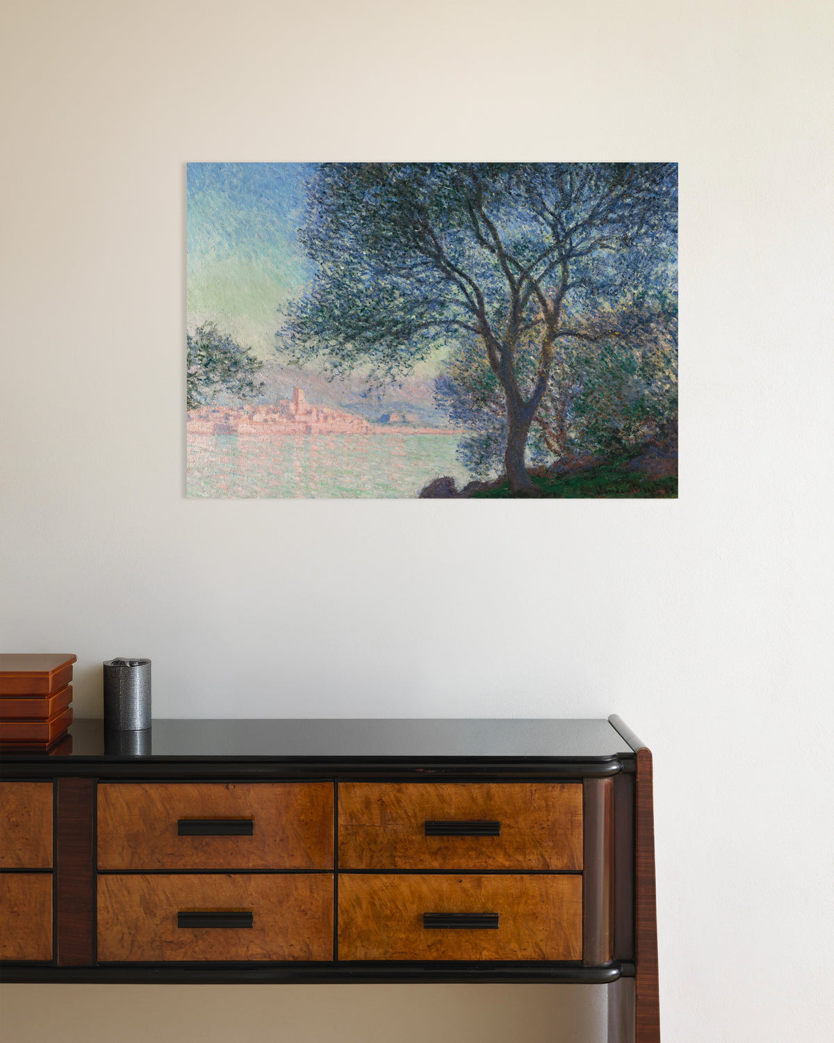 Plakat Antibes set fra La Salis (1888) af Claude Monet