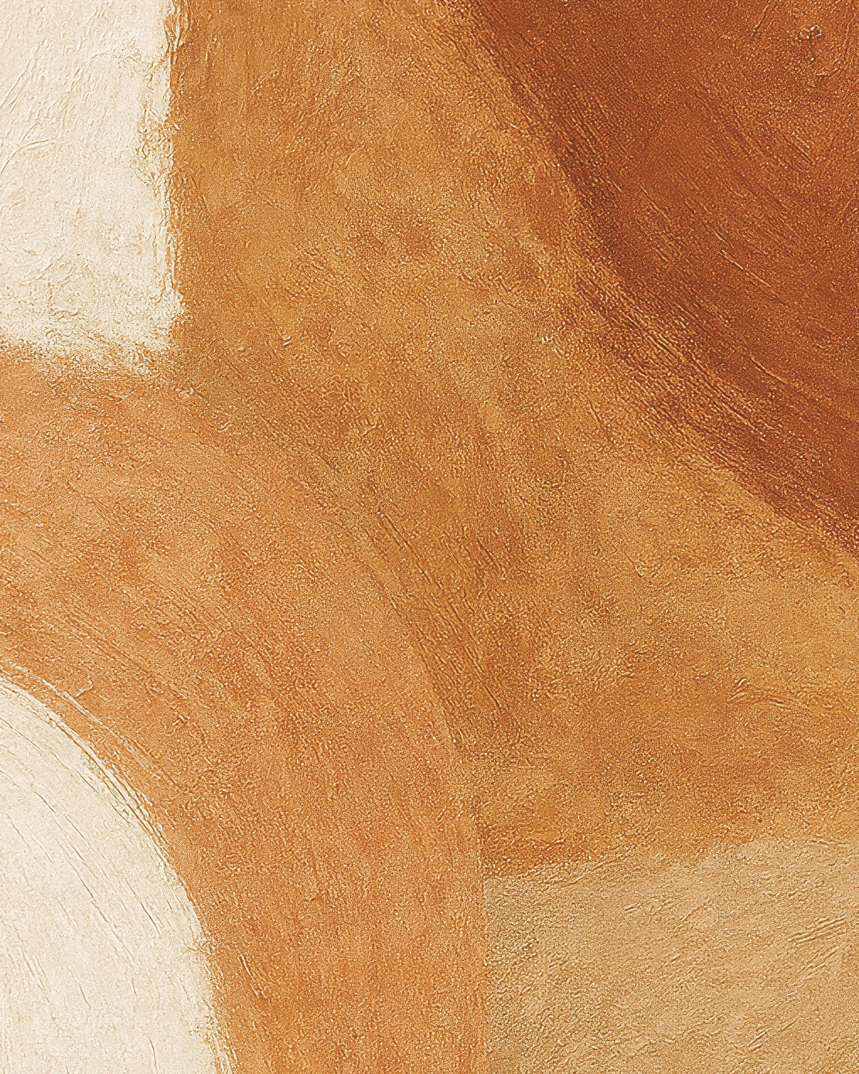 Efterårsstemning – tekstureret abstrakt poster i varme toner