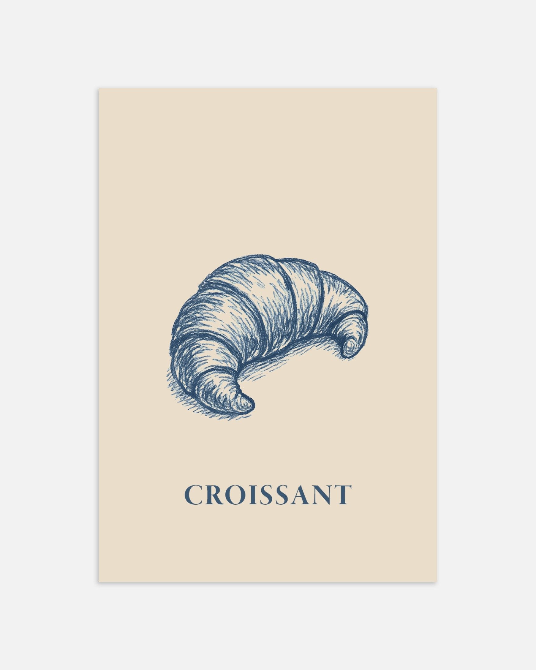 Poster of Bakery Poster - Croissant, thumbnail