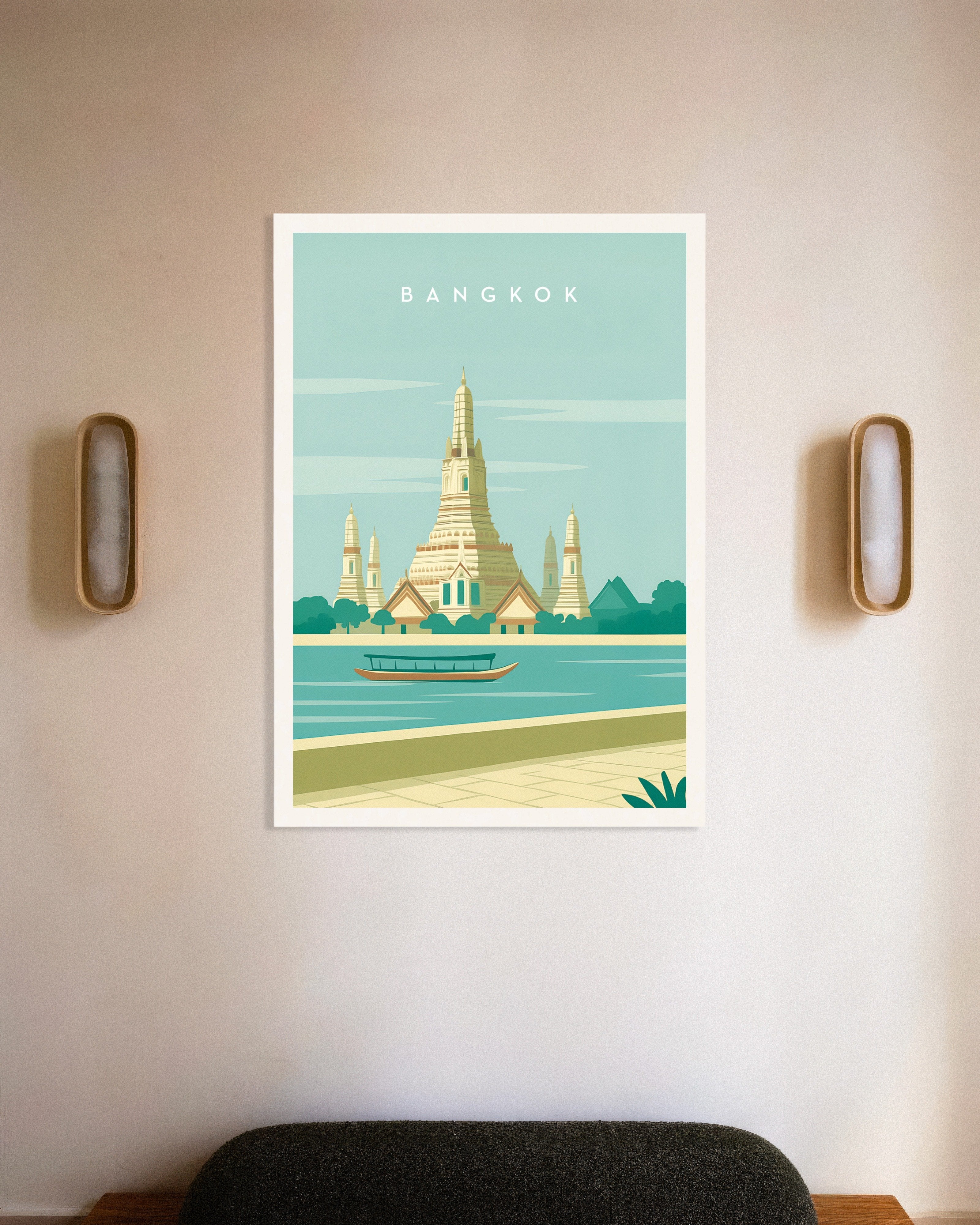 Poster of Bangkok Wall Art Print