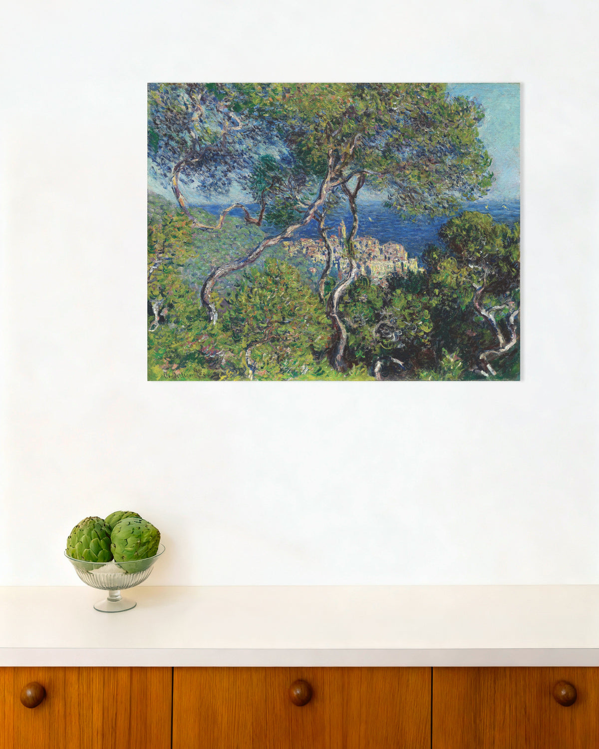 Plakat Bordighera (1884) af Claude Monet