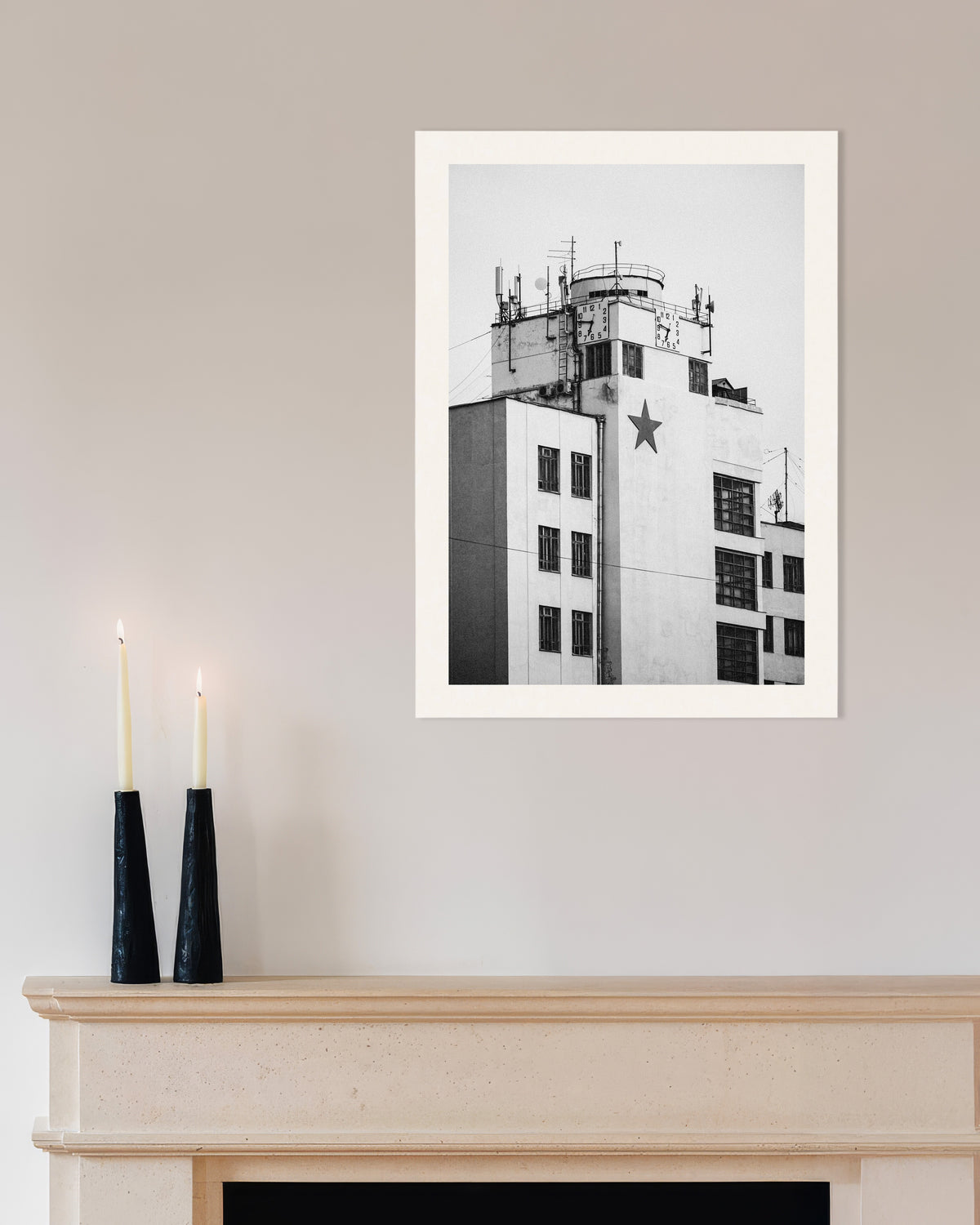 Plakat »Klokketårn med en stjerne«