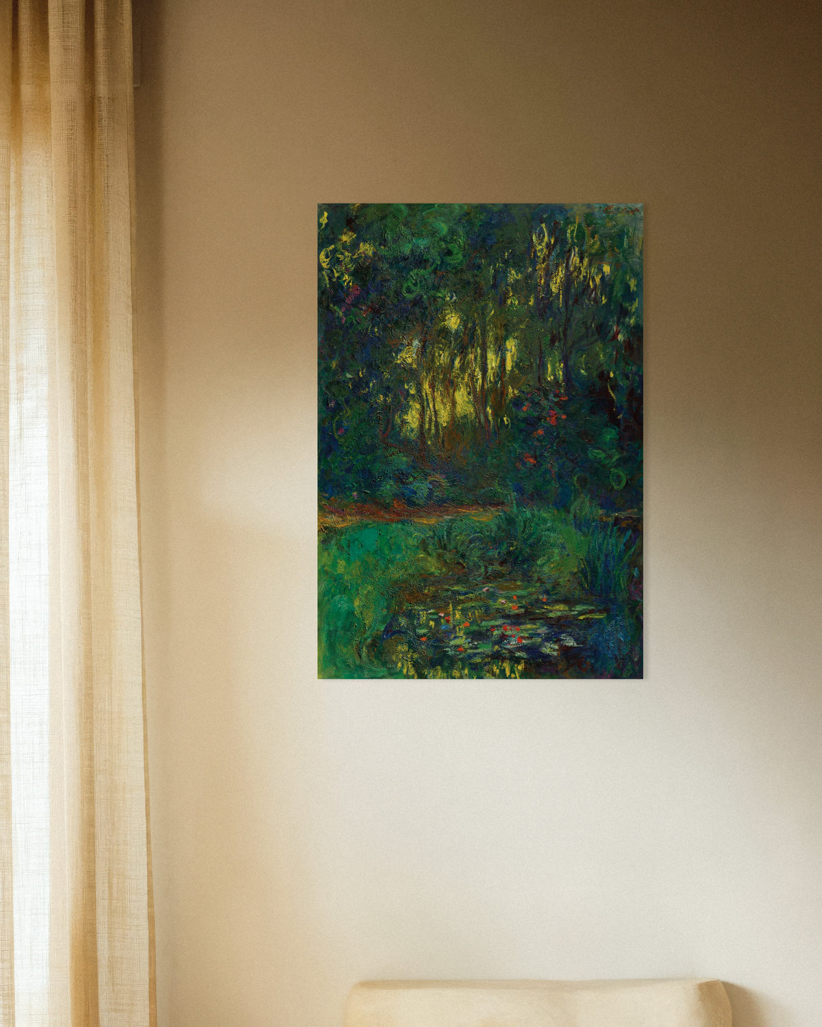Plakat Hjørne af åkandedammen (1918–1919) af Claude Monet