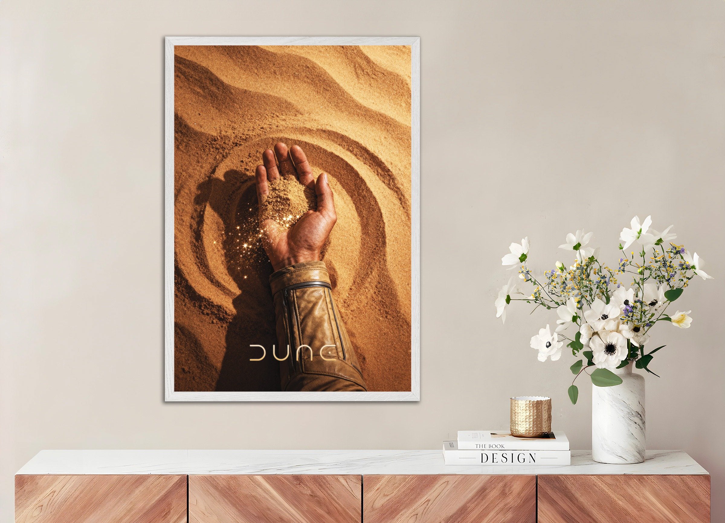 Desert Hand Poster, Dune, Sci-Fi Sand Plakater