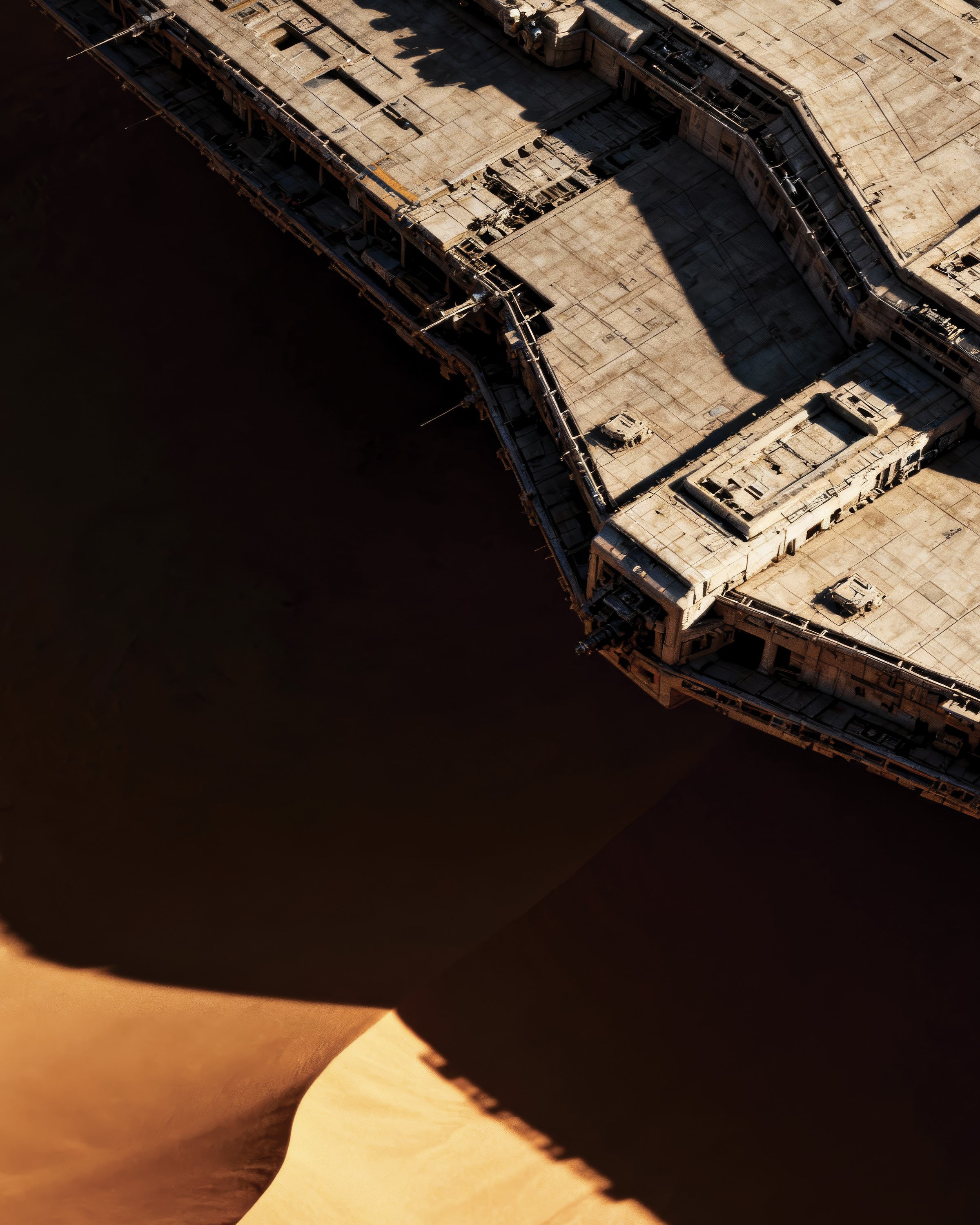 Ørken Skib Poster, Sci-Fi Sandklit Plakater