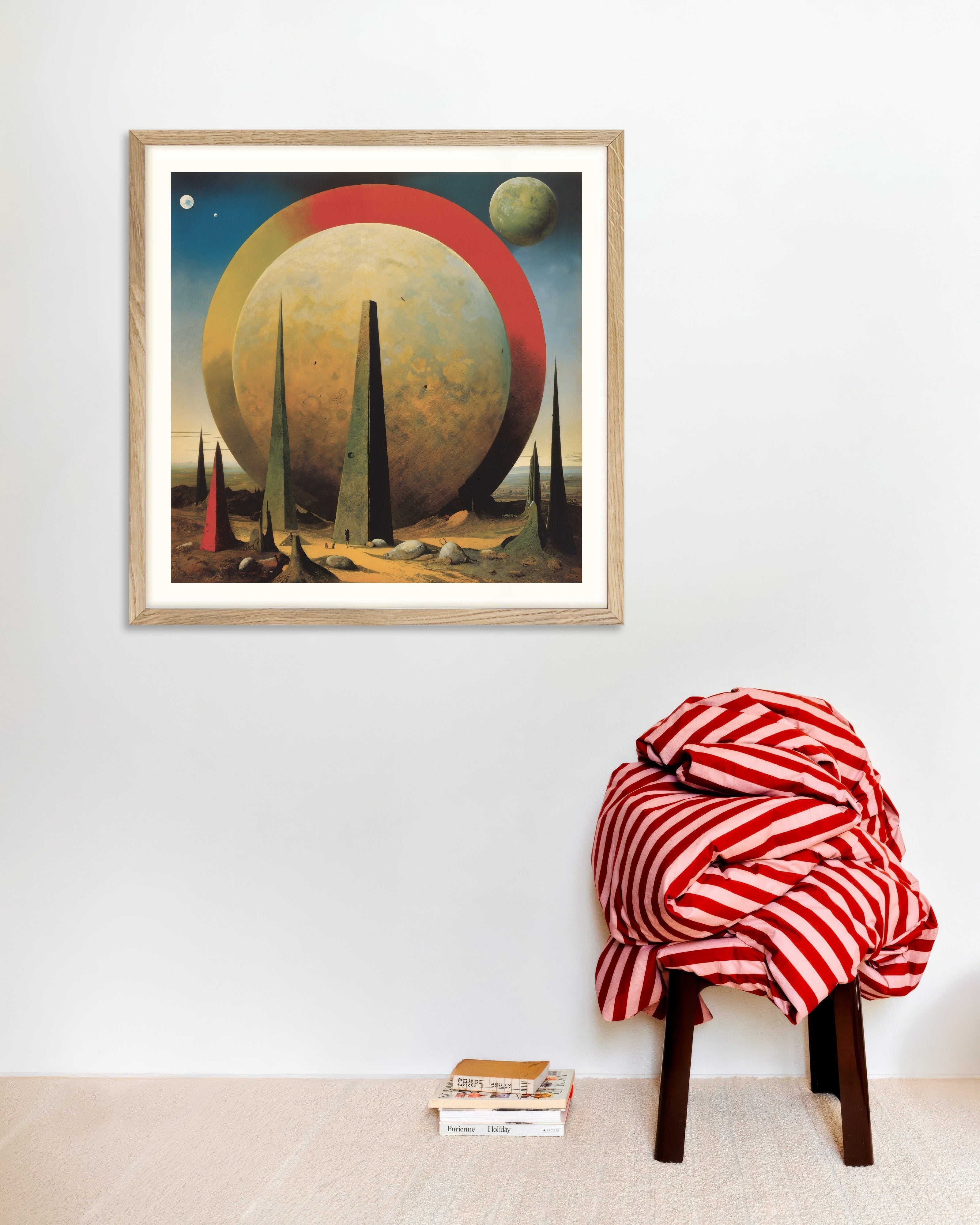Poster of Empire of Dada, Planet Earth - Poster, with natural wooden frame