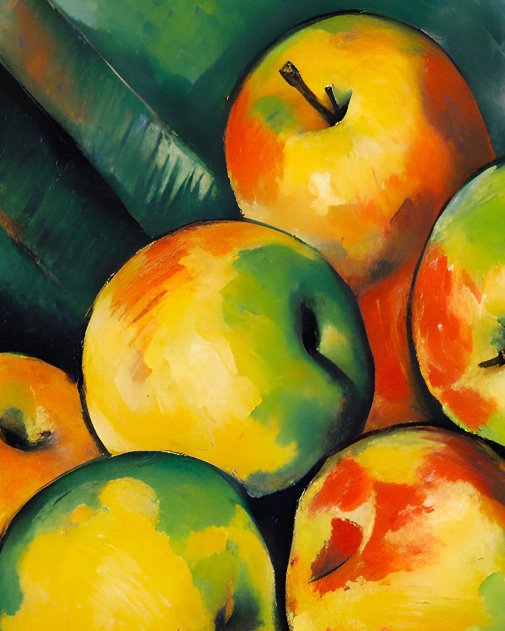 Fauvisme, æblekurv - Plakat