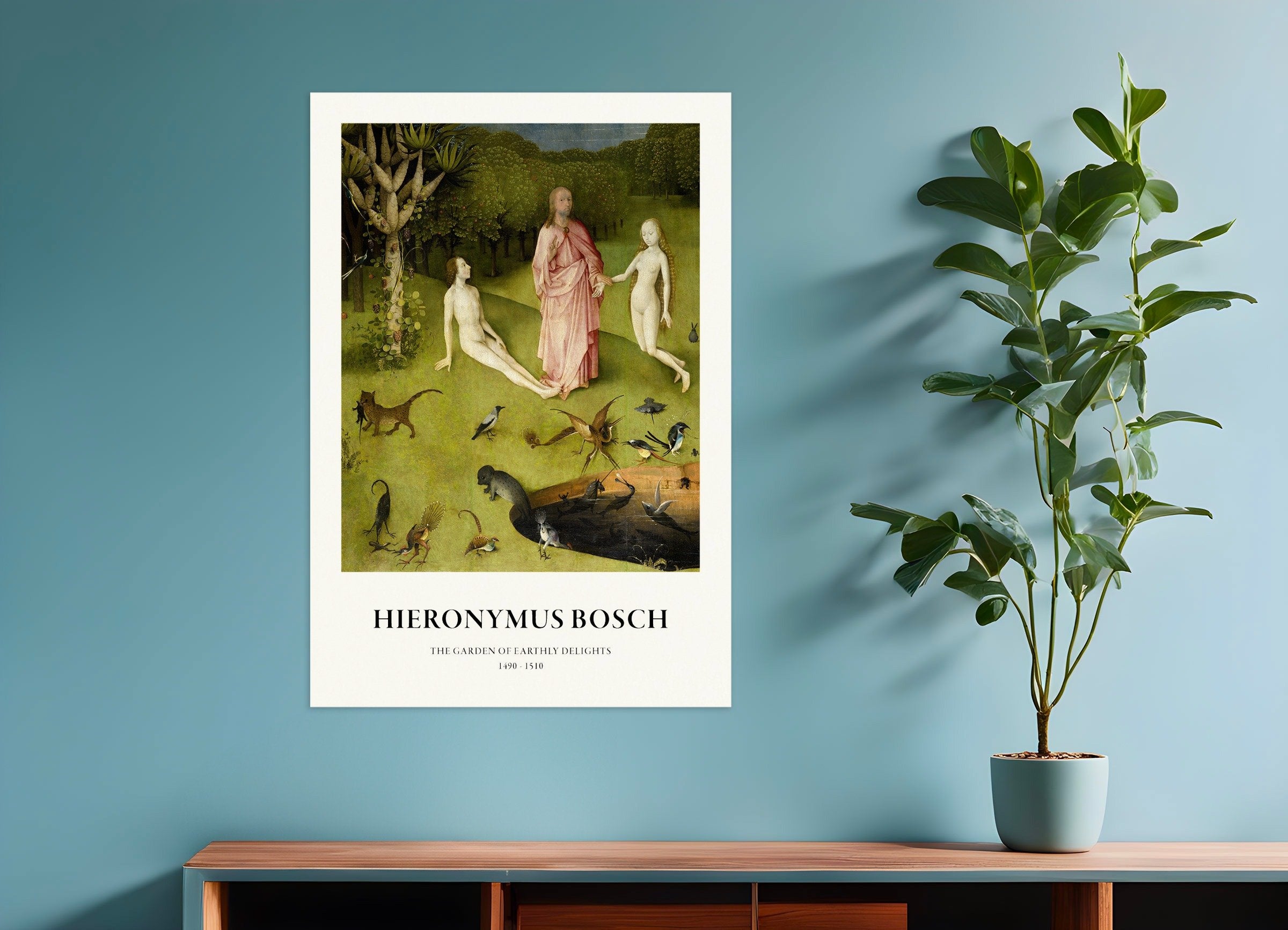 Poster of Garden of Earthly Delights Print, Detail 01