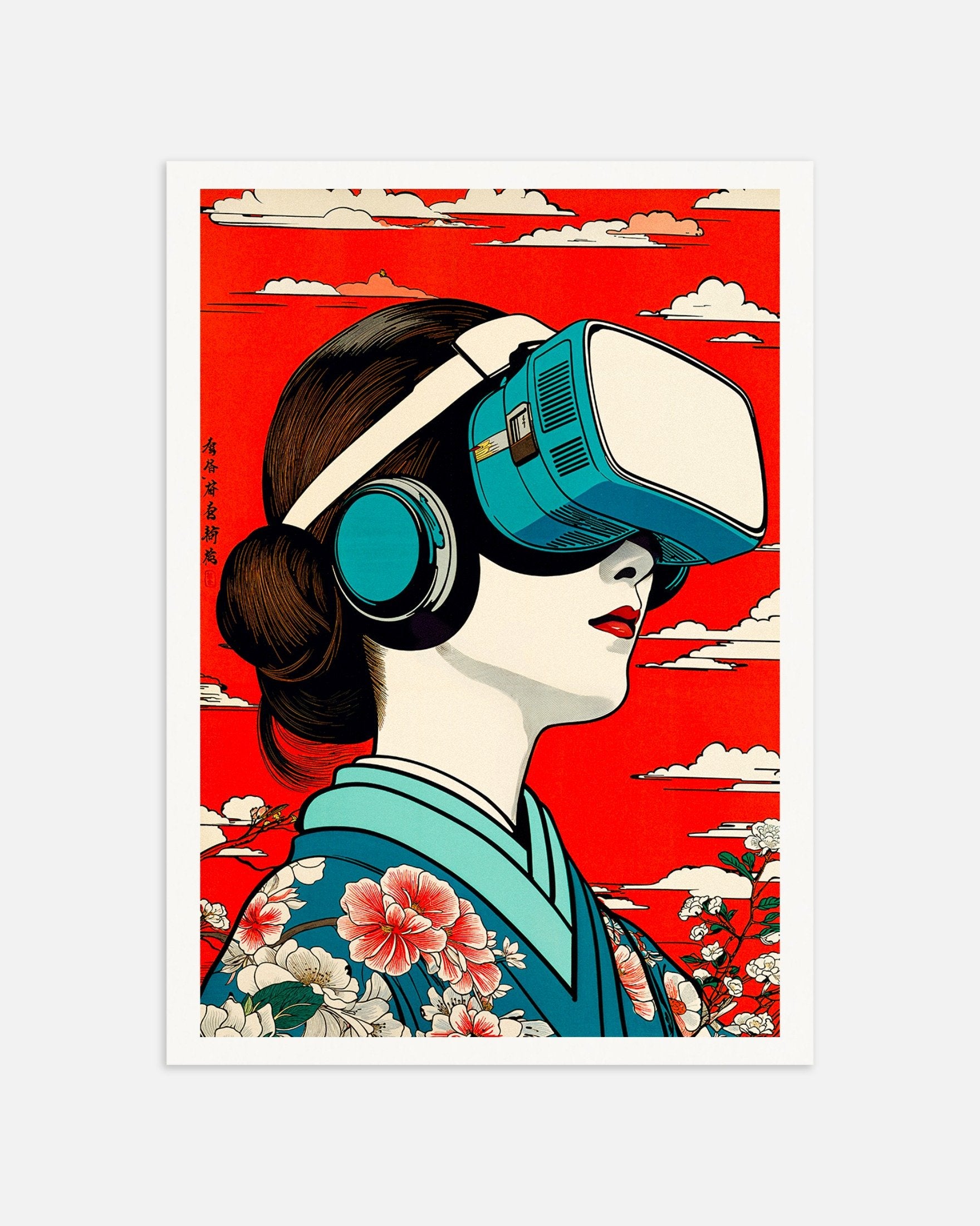 Poster of "Geisha VR" Poster - Hiroshige Tribute x Modern Technology, thumbnail