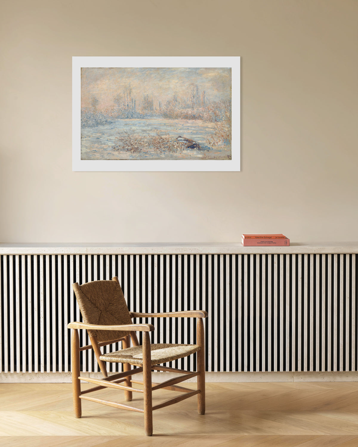 Plakat Rimfrost (1880) af Claude Monet