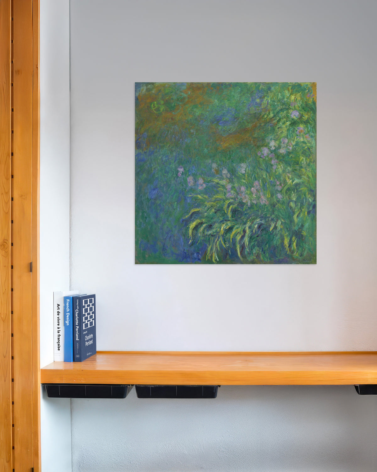 Plakat Iris (1914–1917) af Claude Monet