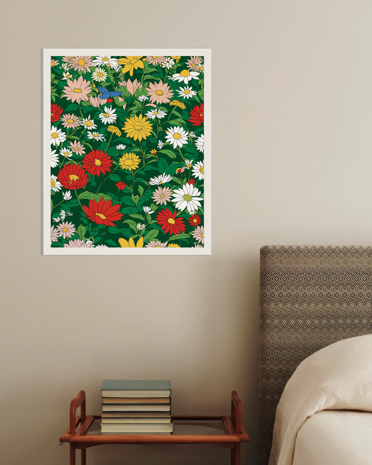 Plakat med Japansk animationsstudie, Blomst
