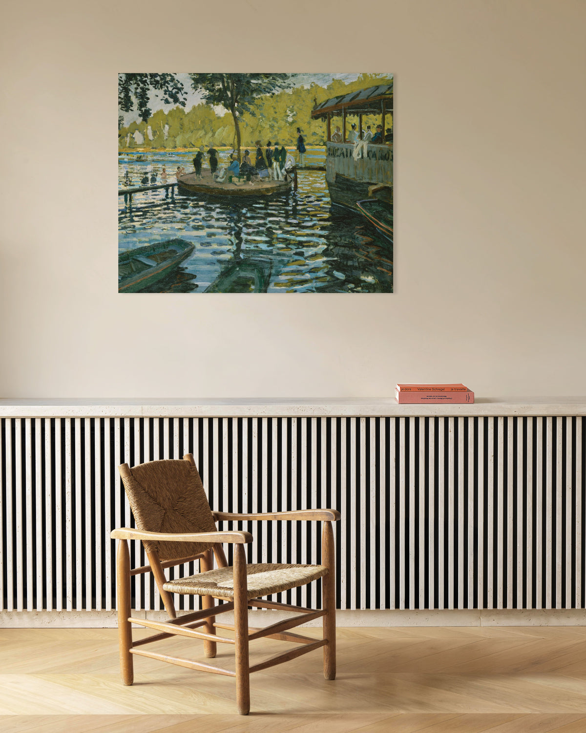 Plakat La Grenouillère (1869) af Claude Monet
