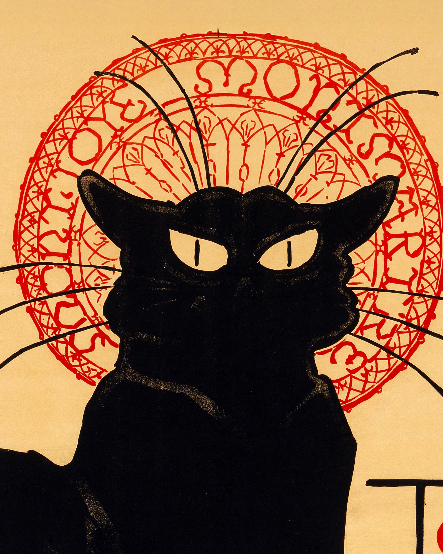 Chat Noir Plakat, Rodolphe Salis