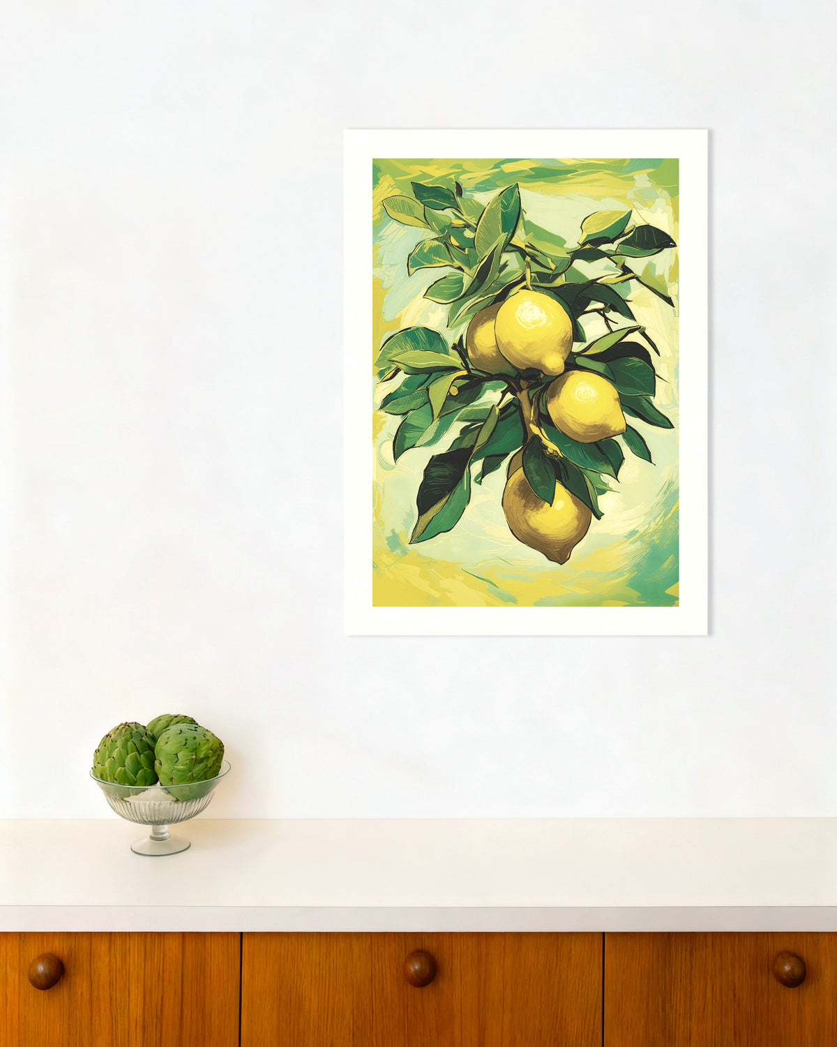 Poster med Sorrentos citroner, poster
