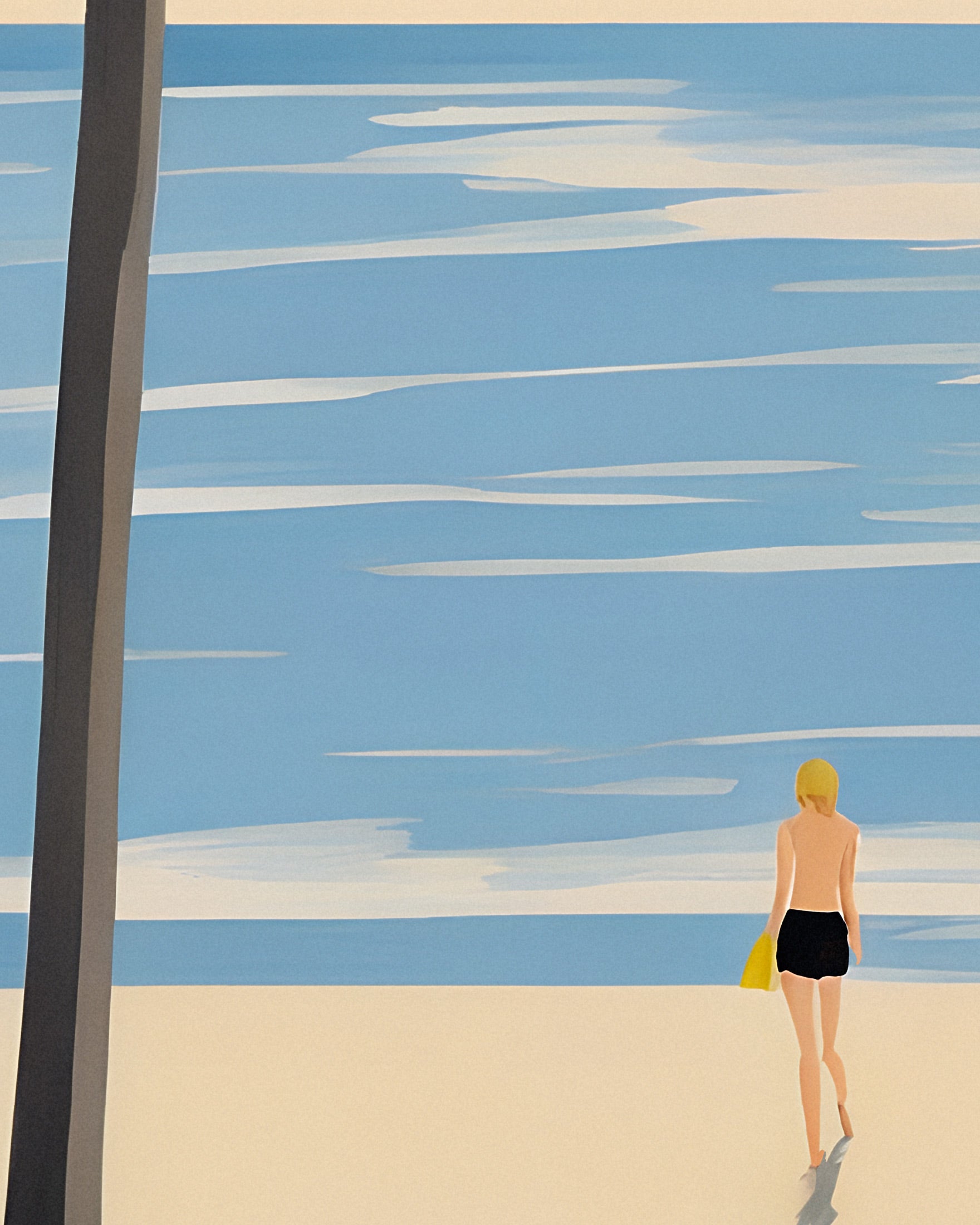 Smukke Dage ved Stranden - Palmetræ Paradis Plakater