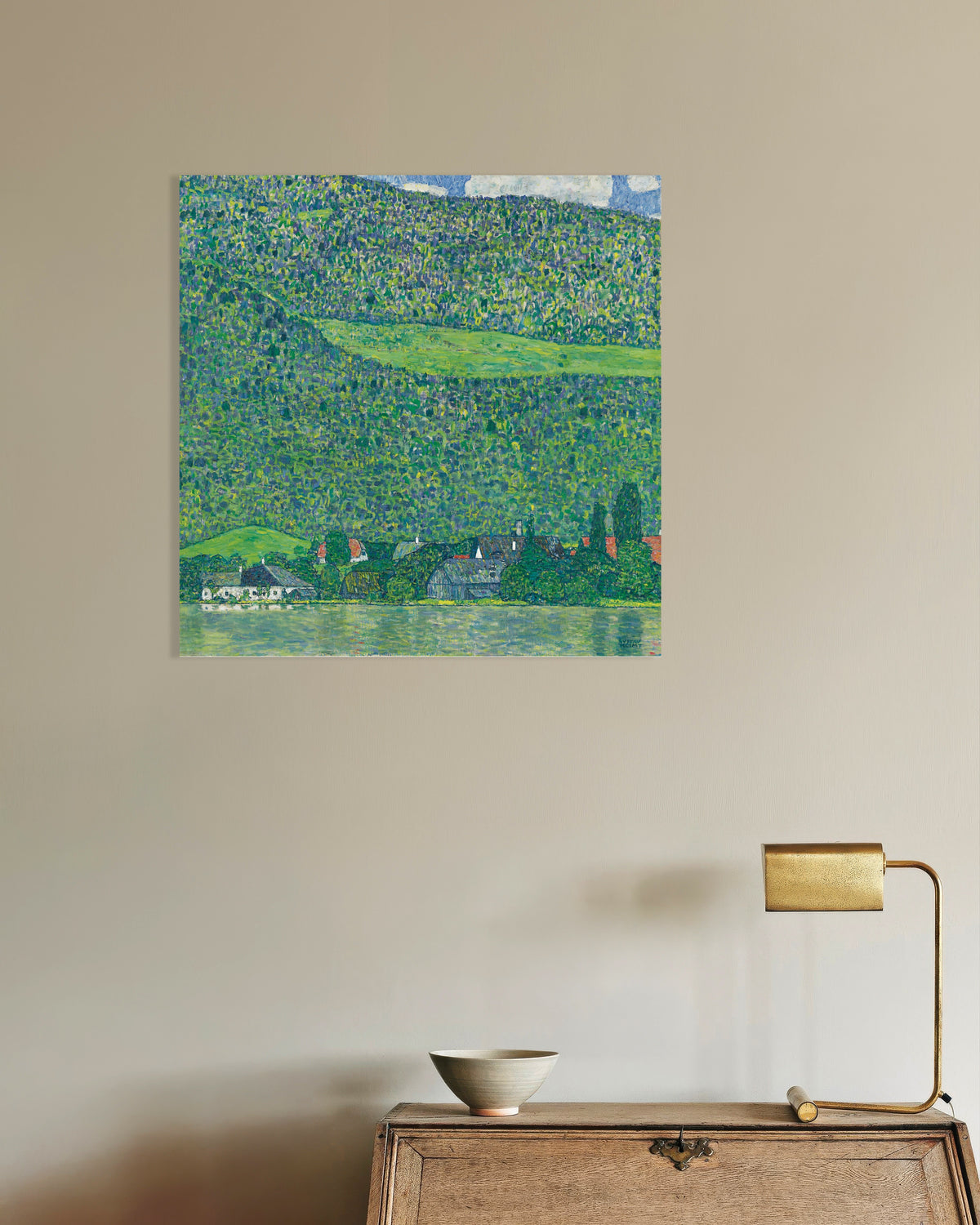 Poster af Litzlberg ved Attersee (1914–1915) af Gustav Klimt