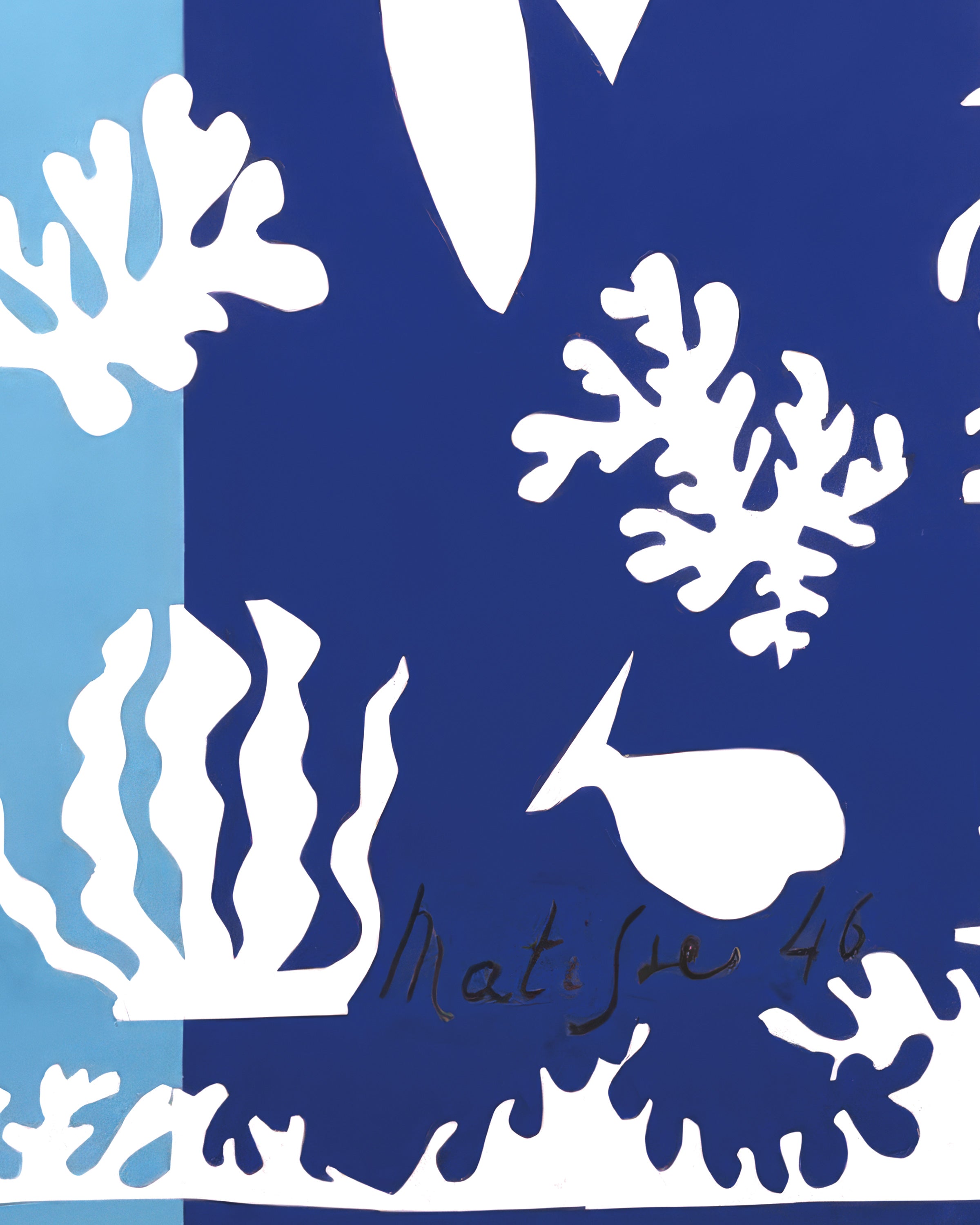 Polynesien, havet (1946) af Henri Matisse - Poster