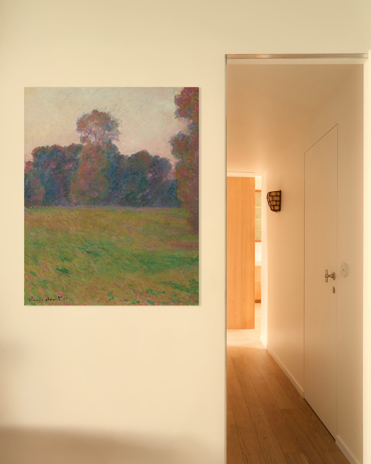 Plakat Eng ved Giverny (1886) af Claude Monet