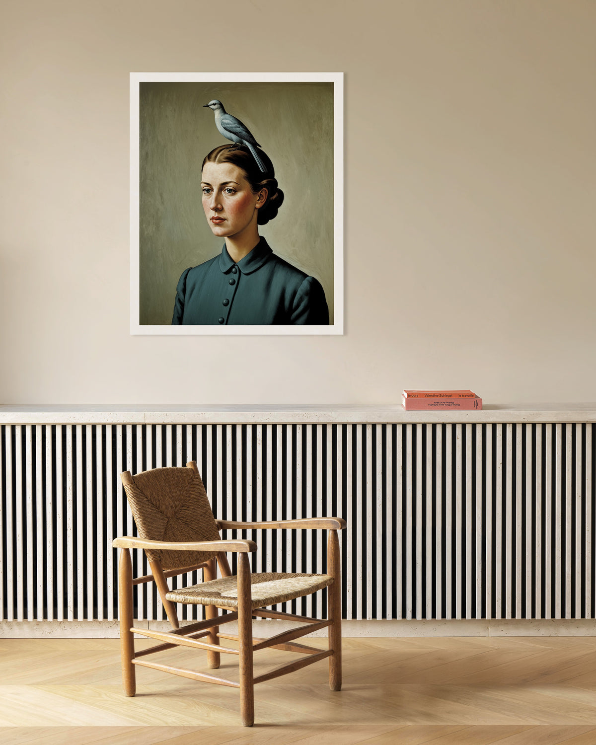 Poster med Min tanke er en fugl