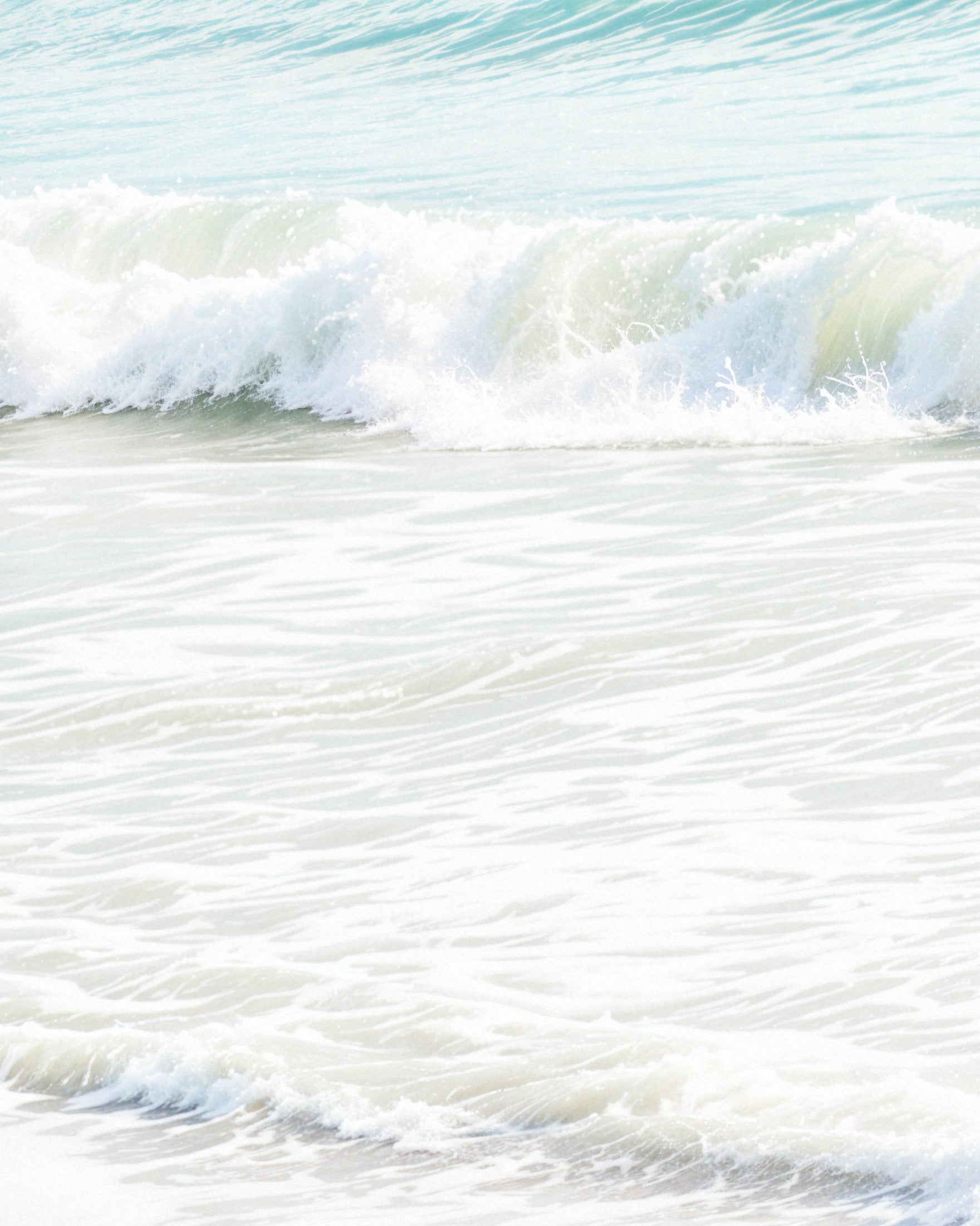 Ocean plakat, pastelfarver