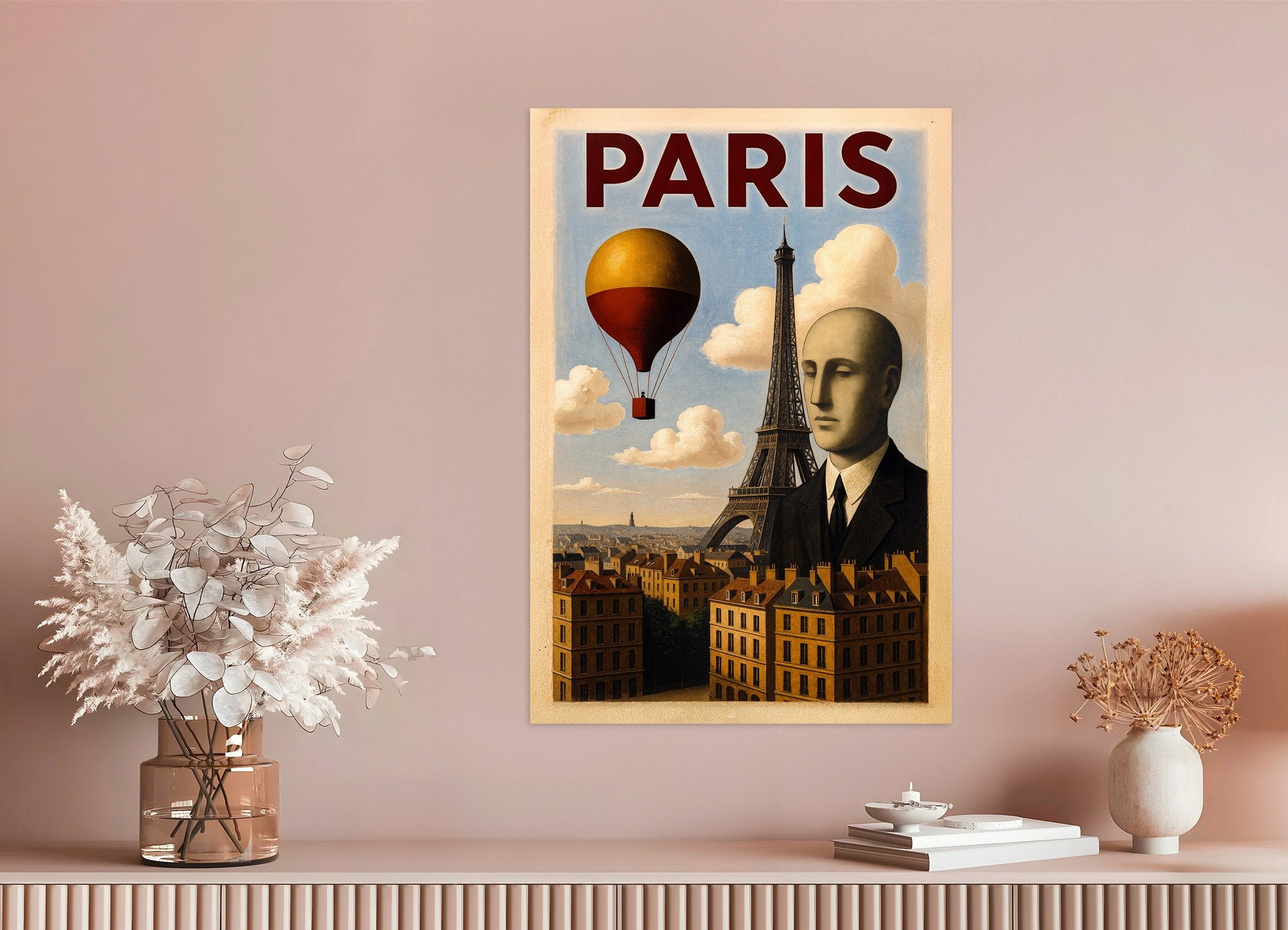 Poster of Paris - Steampunk Surrealism