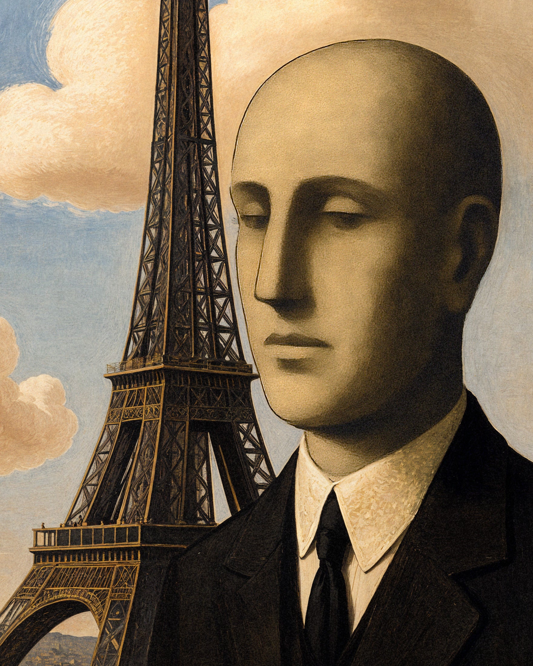 Paris - Steampunk Surrealisme Plakat