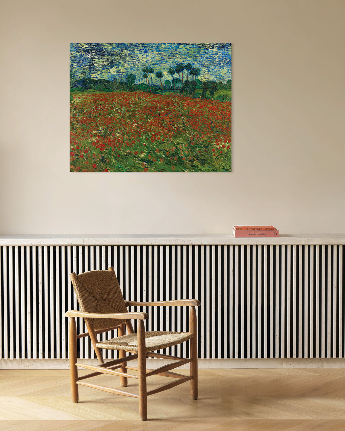 Poster med Valmuemark (1890) af Vincent van Gogh