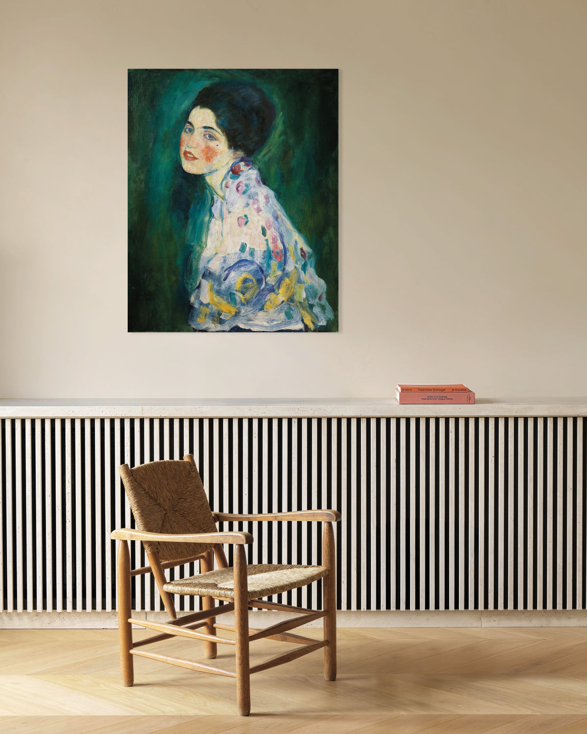 Plakat Portræt af en dame (1916–1917) af Gustav Klimt