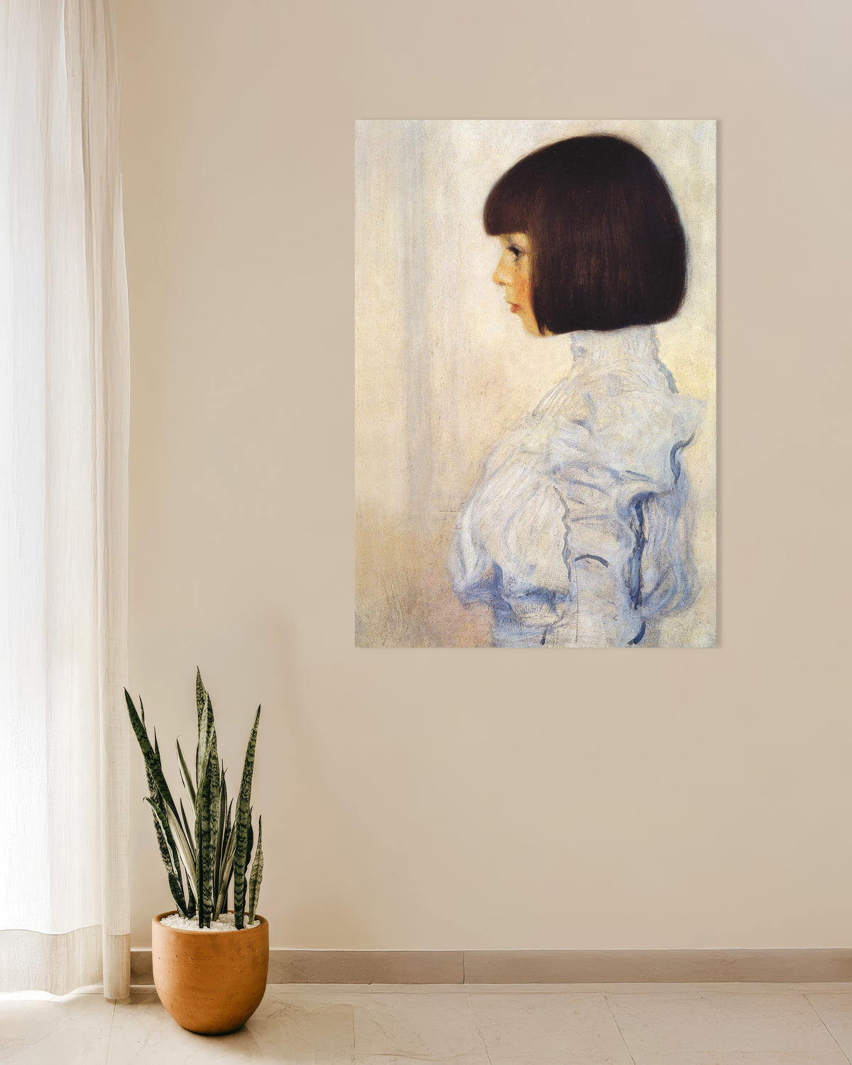 Plakat Portræt af Helene Klimt (1898) af Gustav Klimt