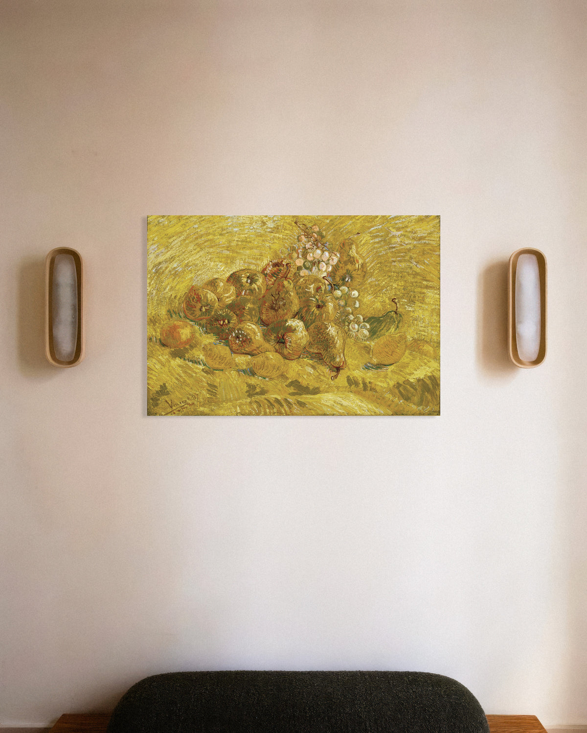 Poster af Kvæder, citroner, pærer og druer (1887) af Vincent van Gogh