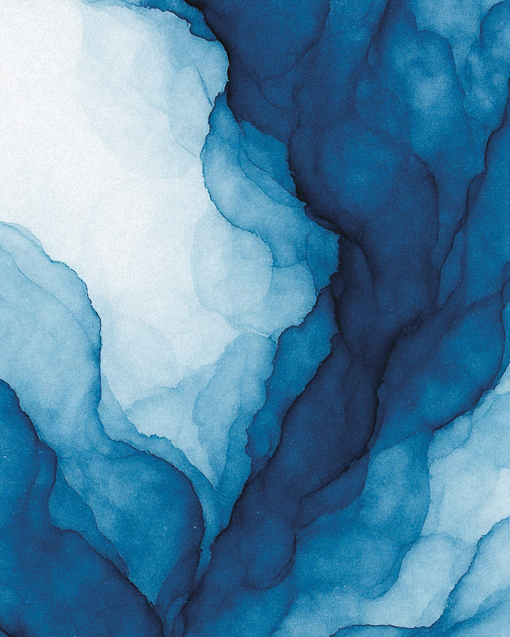 Ramifications akvarel abstrakt poster