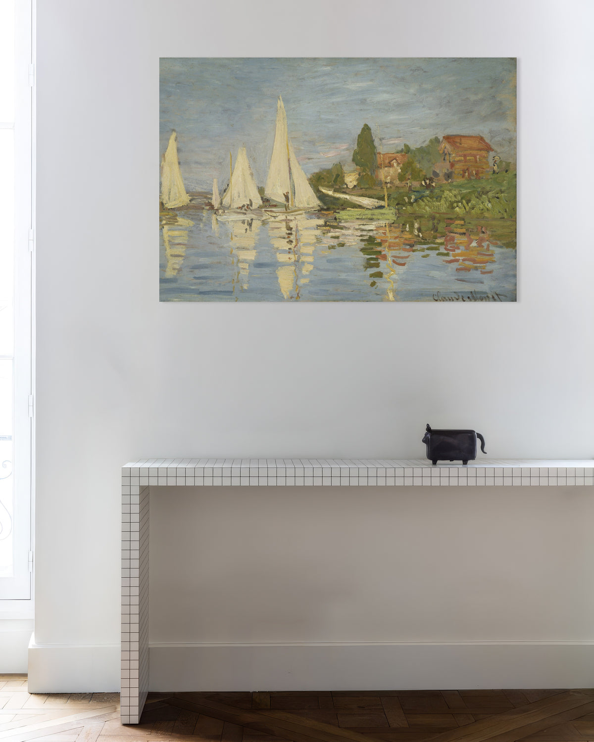Plakat Kapsejlads ved Argenteuil (ca. 1872) af Claude Monet