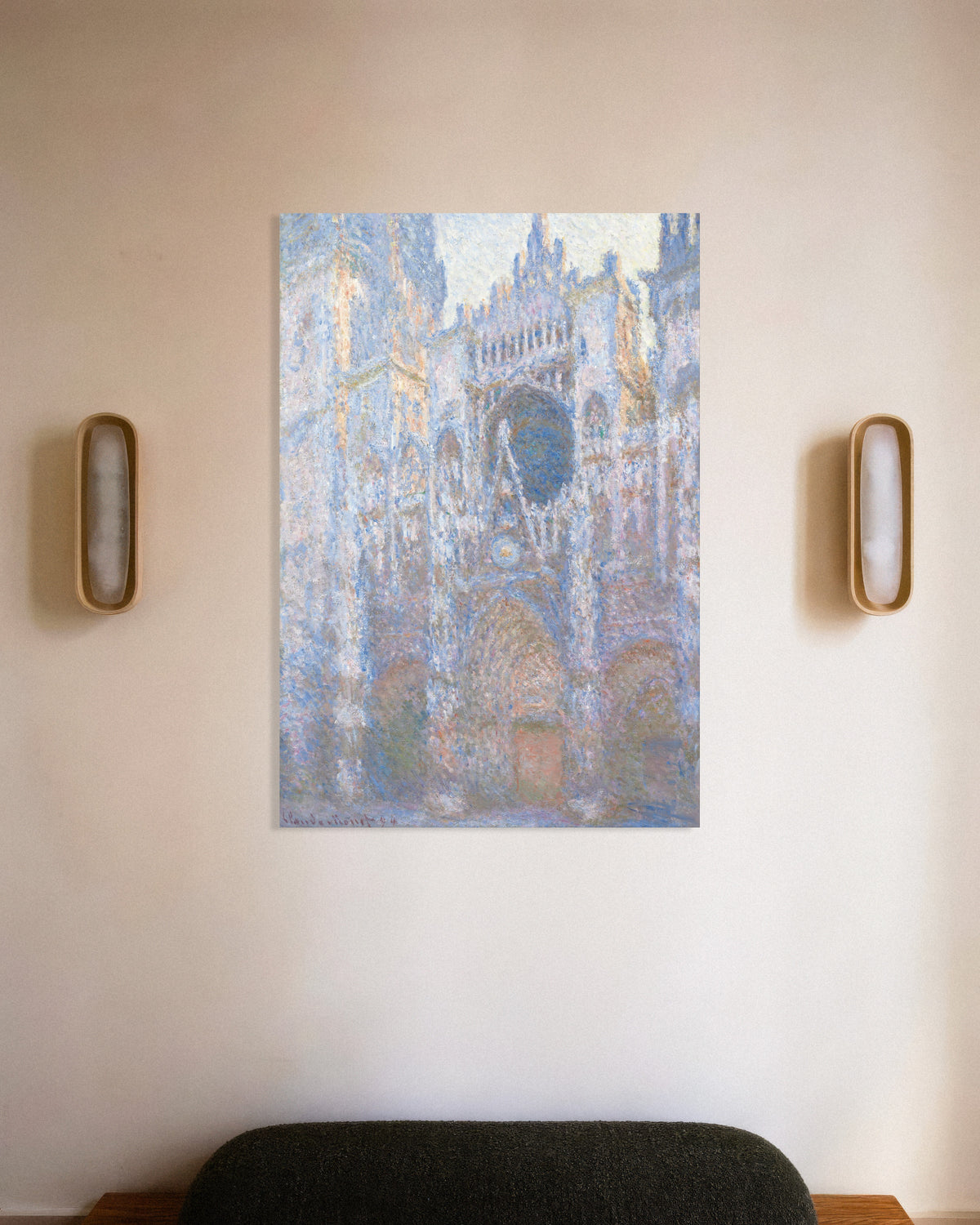 Plakat Katedralen i Rouen, vestfacaden (1894) af Claude Monet