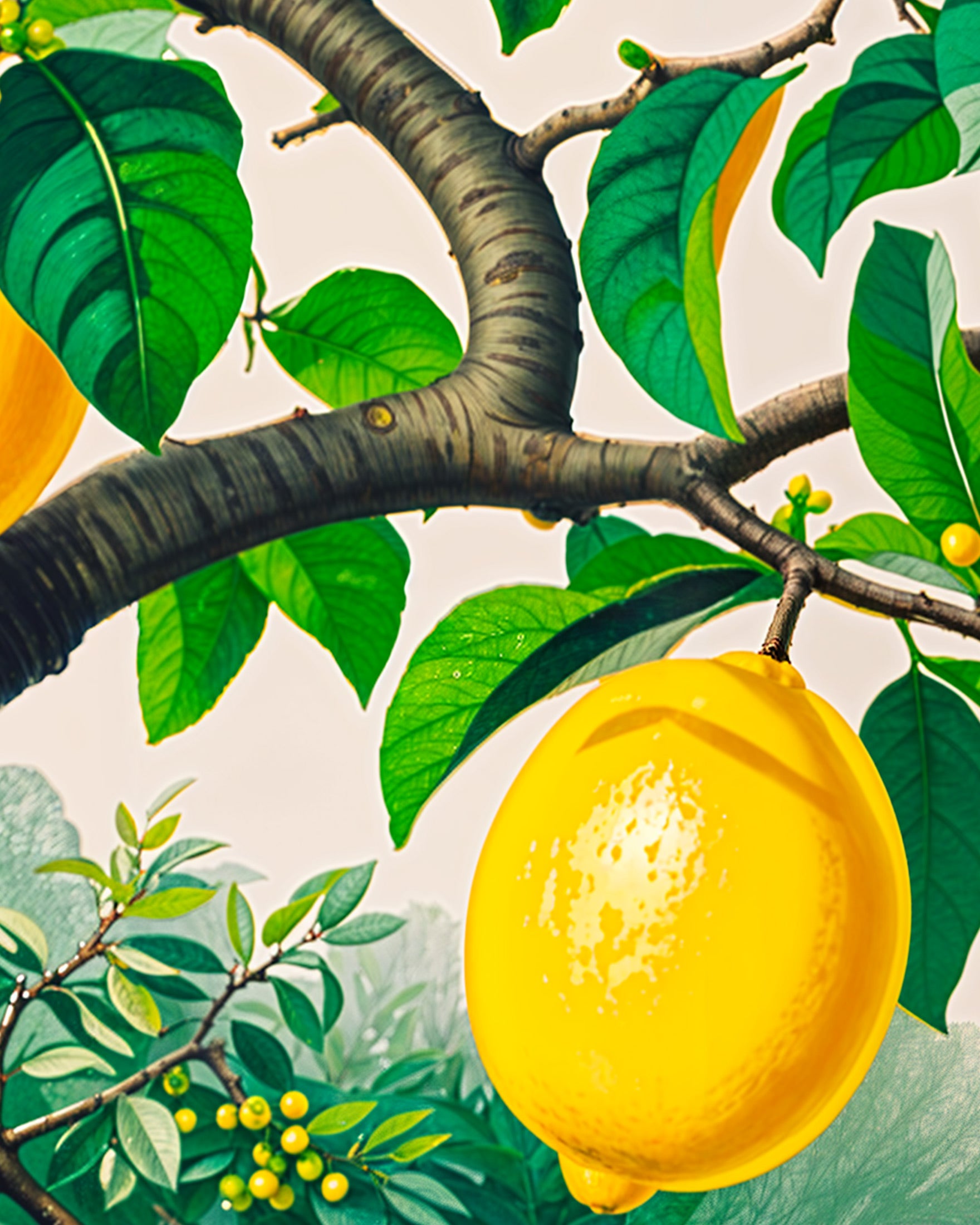 Citroner fra Sorrento - Amalfikysten - Plakat