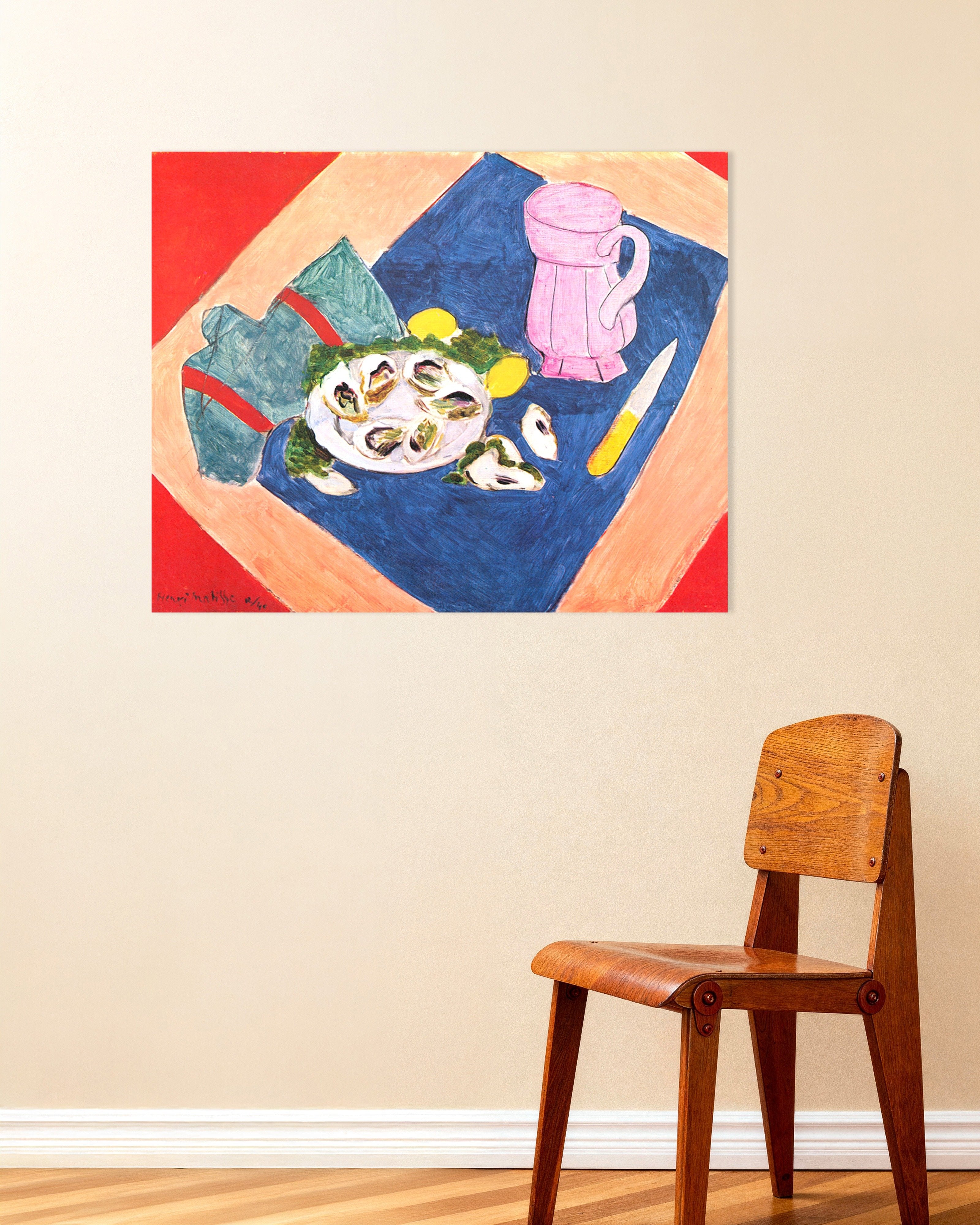 Poster of Still life with oysters (1940) by Henri Matisse