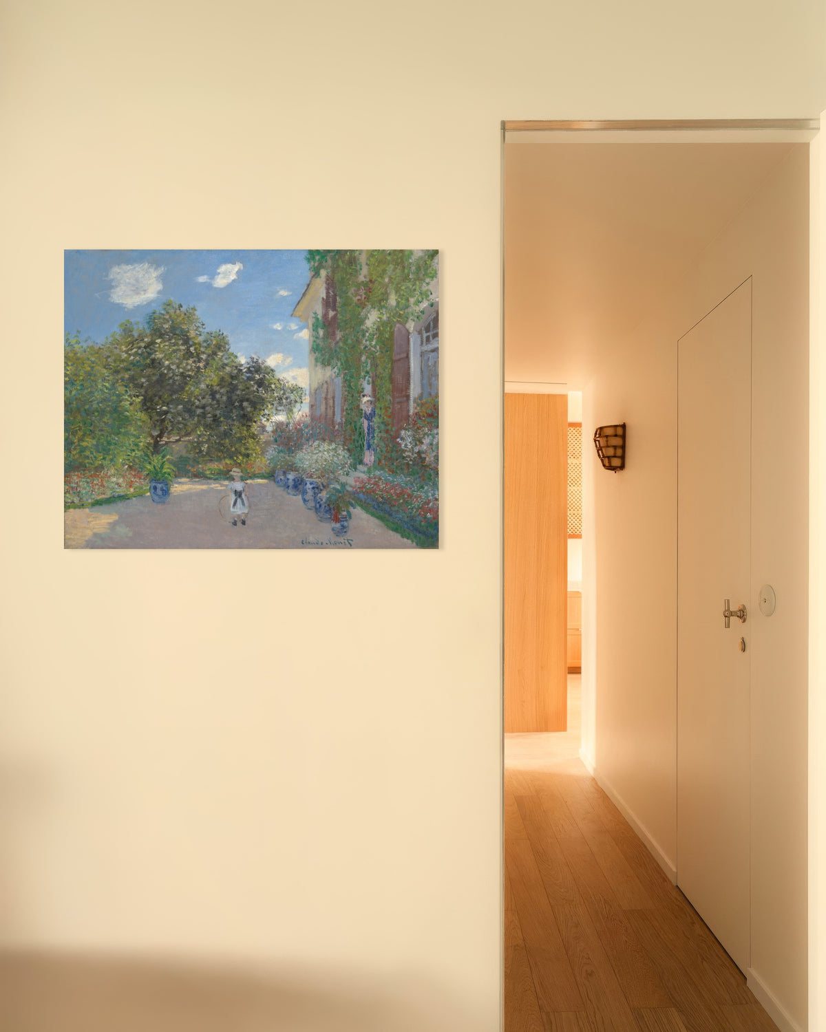 Plakat Kunstnerens hus i Argenteuil (1873) af Claude Monet