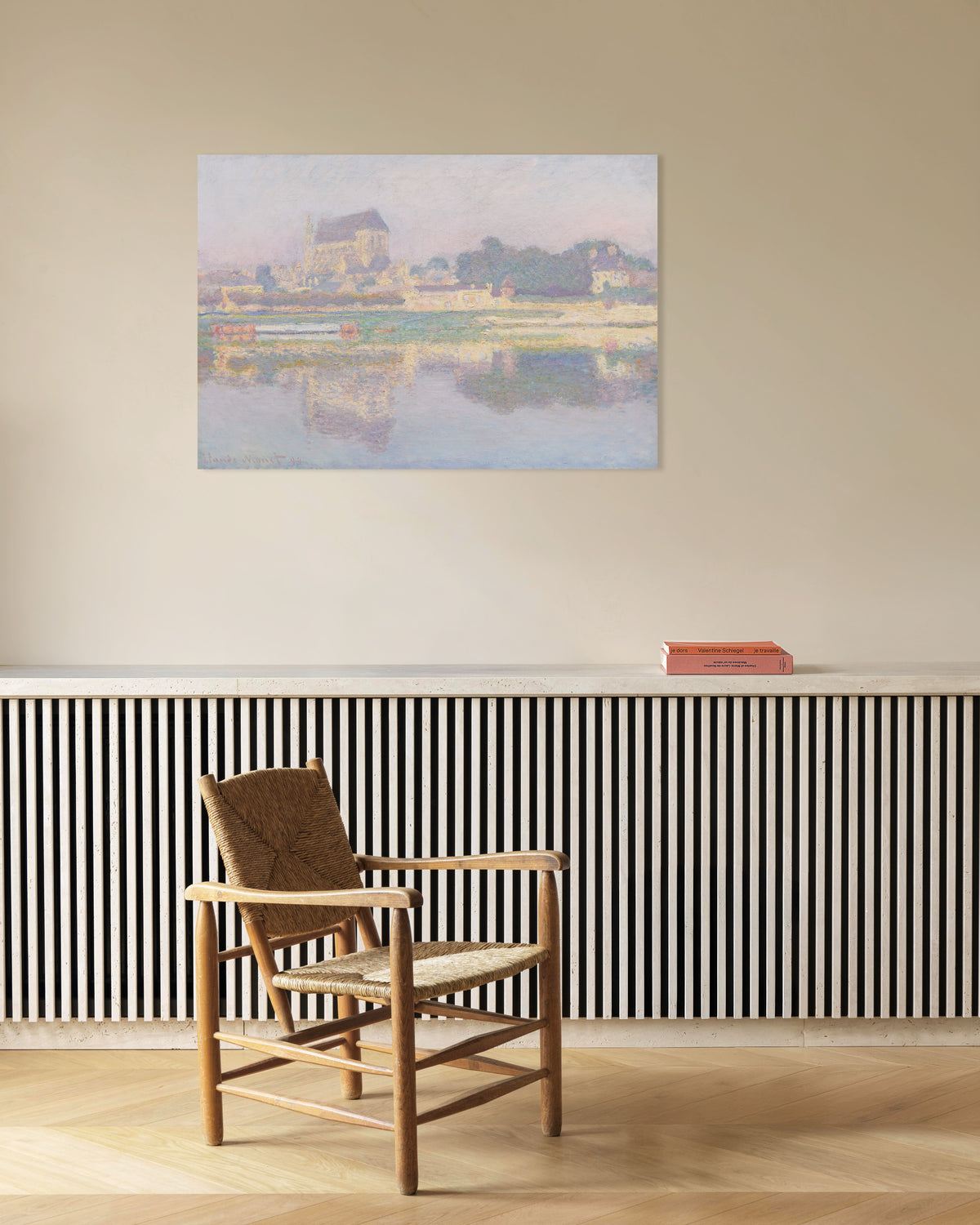 Plakat Kirken i Vernon, sol (1894) af Claude Monet