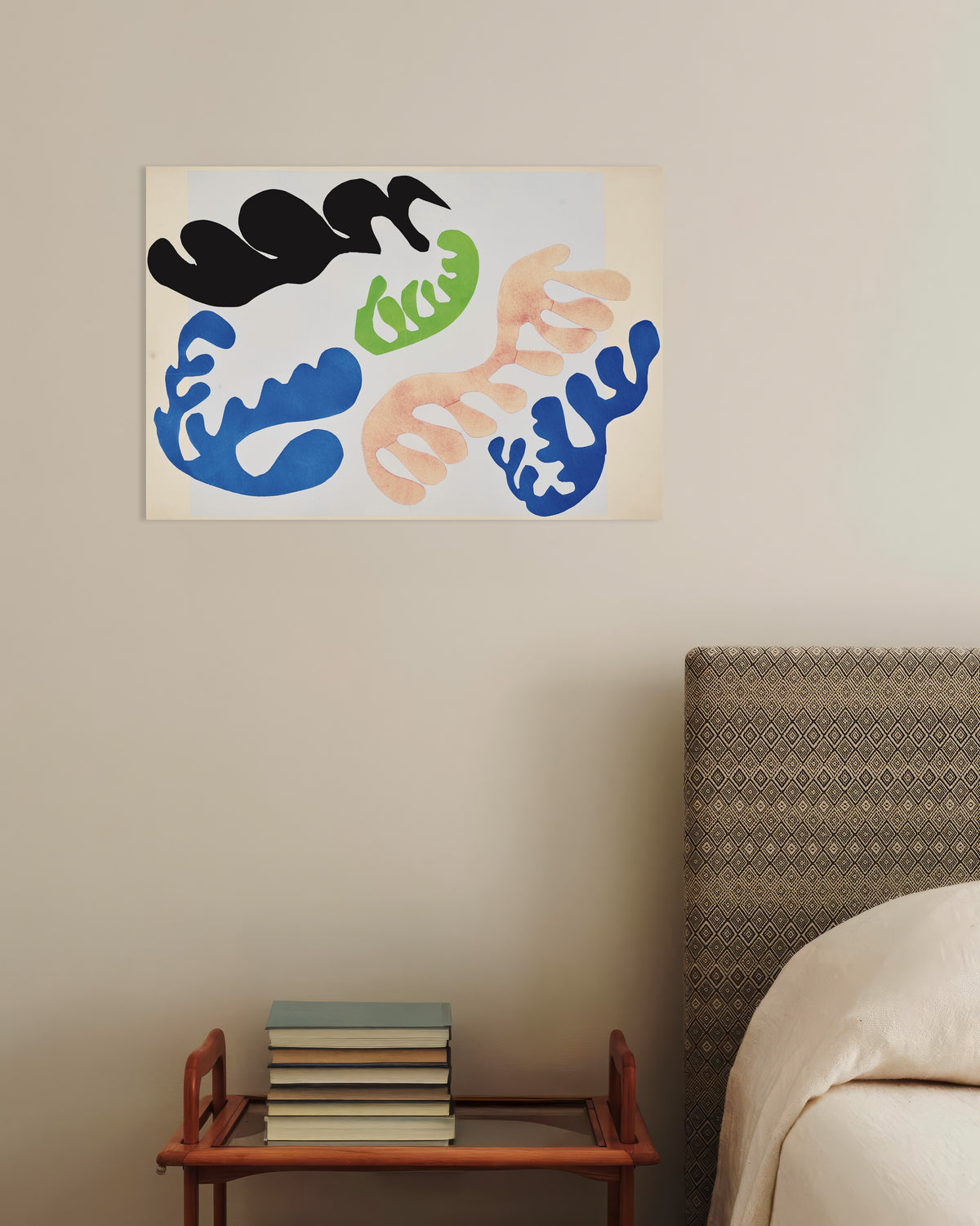 Poster af Lagunen i blå og koral (Jazz, 1947) af Henri Matisse