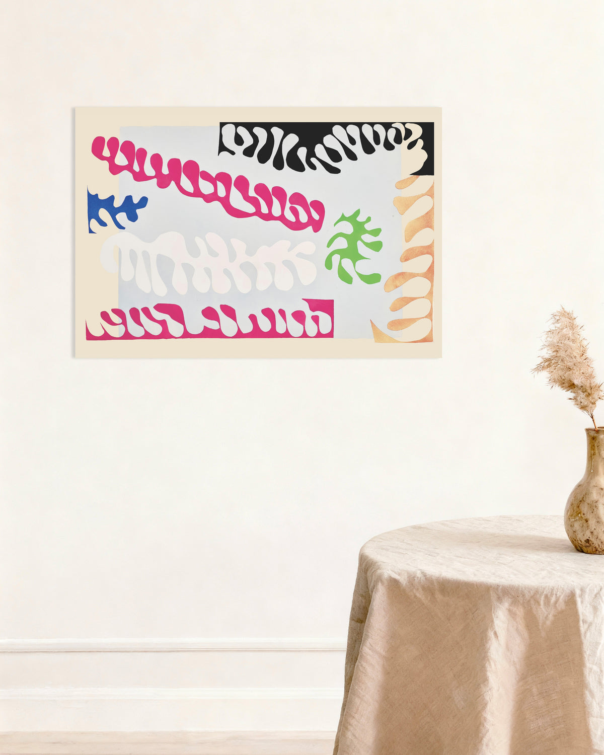 Poster af Lagunen i pink og hvid (Jazz, 1947) af Henri Matisse