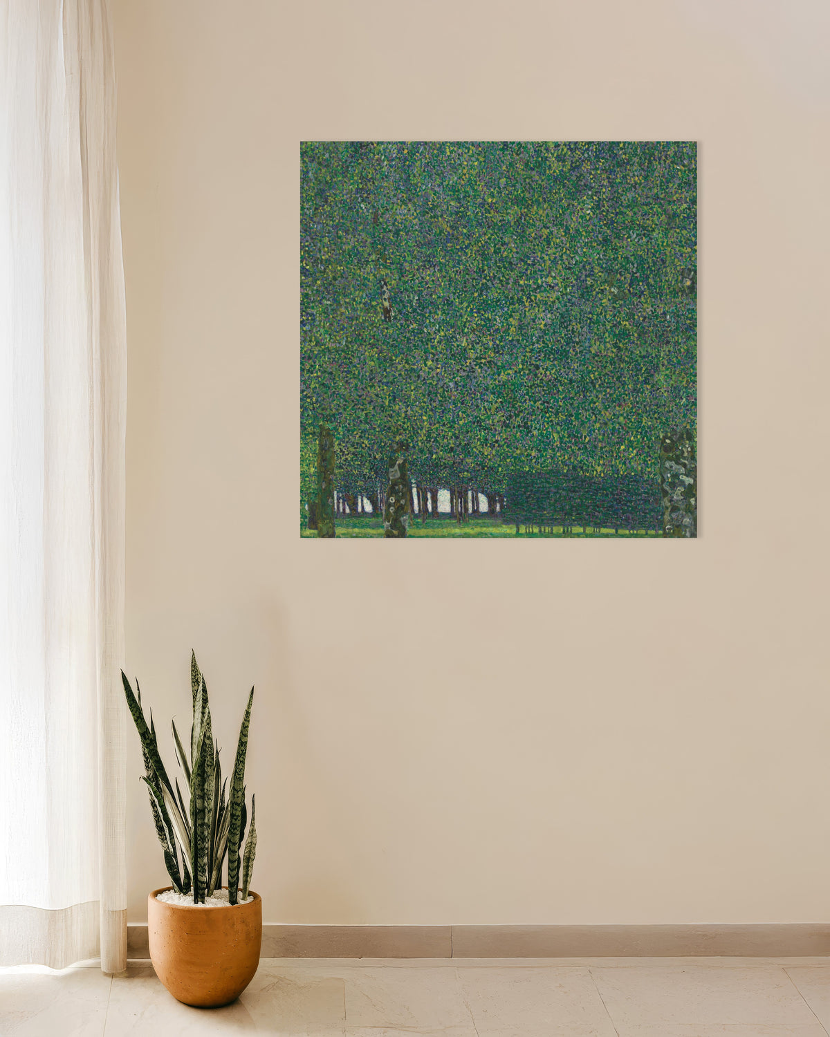 Plakat Parken (ca. 1910–1911) af Gustav Klimt