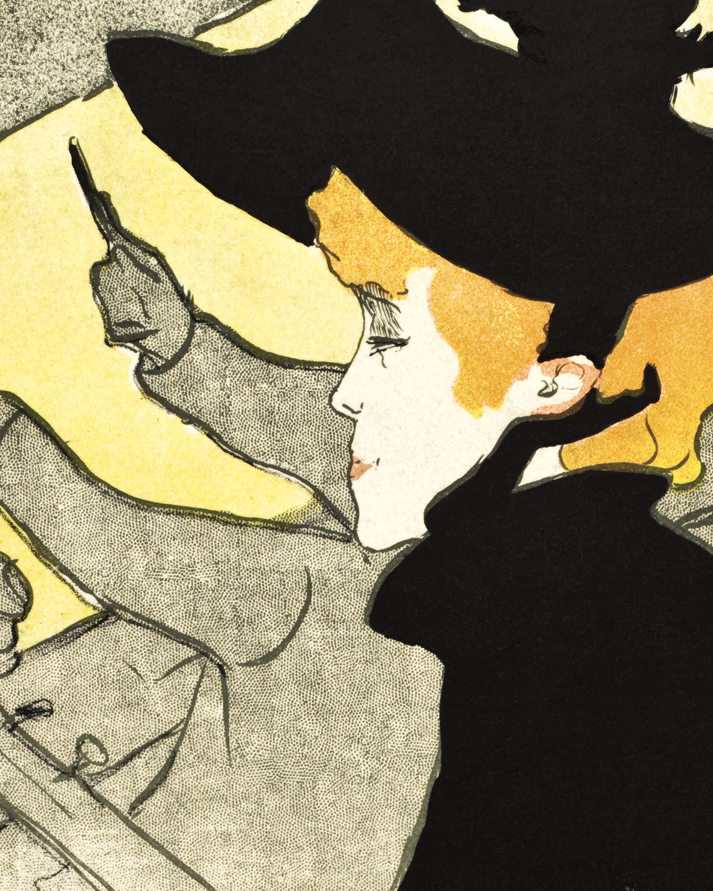 Divan Japonais (ca. 1892–1893) af Henri de Toulouse-Lautrec Poster