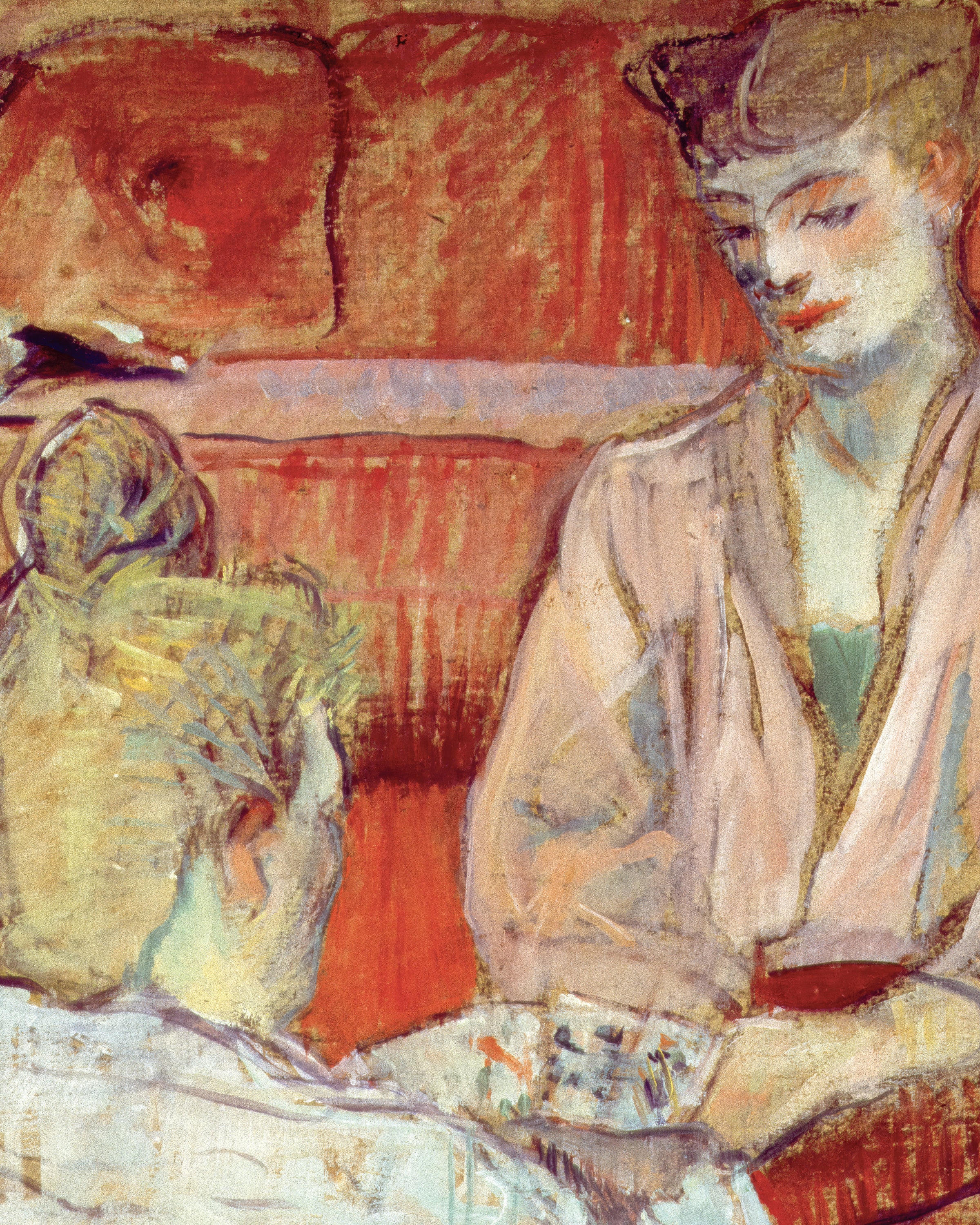 Kortspillerne af Henri de Toulouse-Lautrec, 1893 - Poster