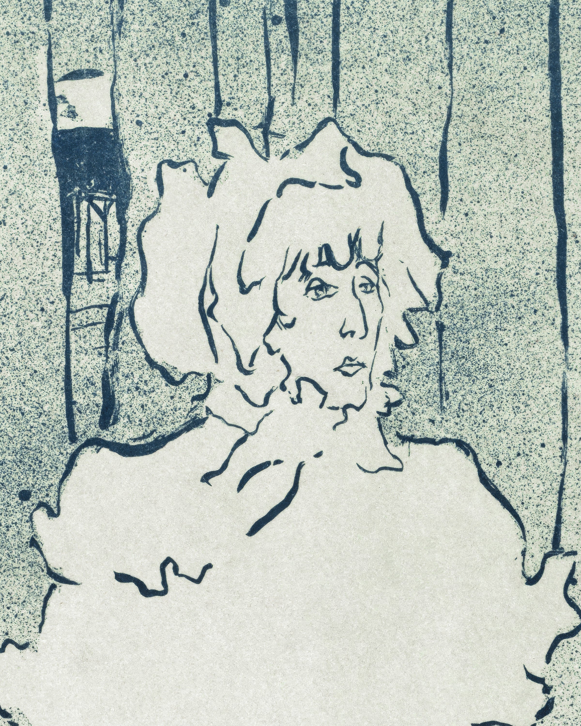 The Chatelaine eller Tocsin (1895) af Henri de Toulouse-Lautrec Poster