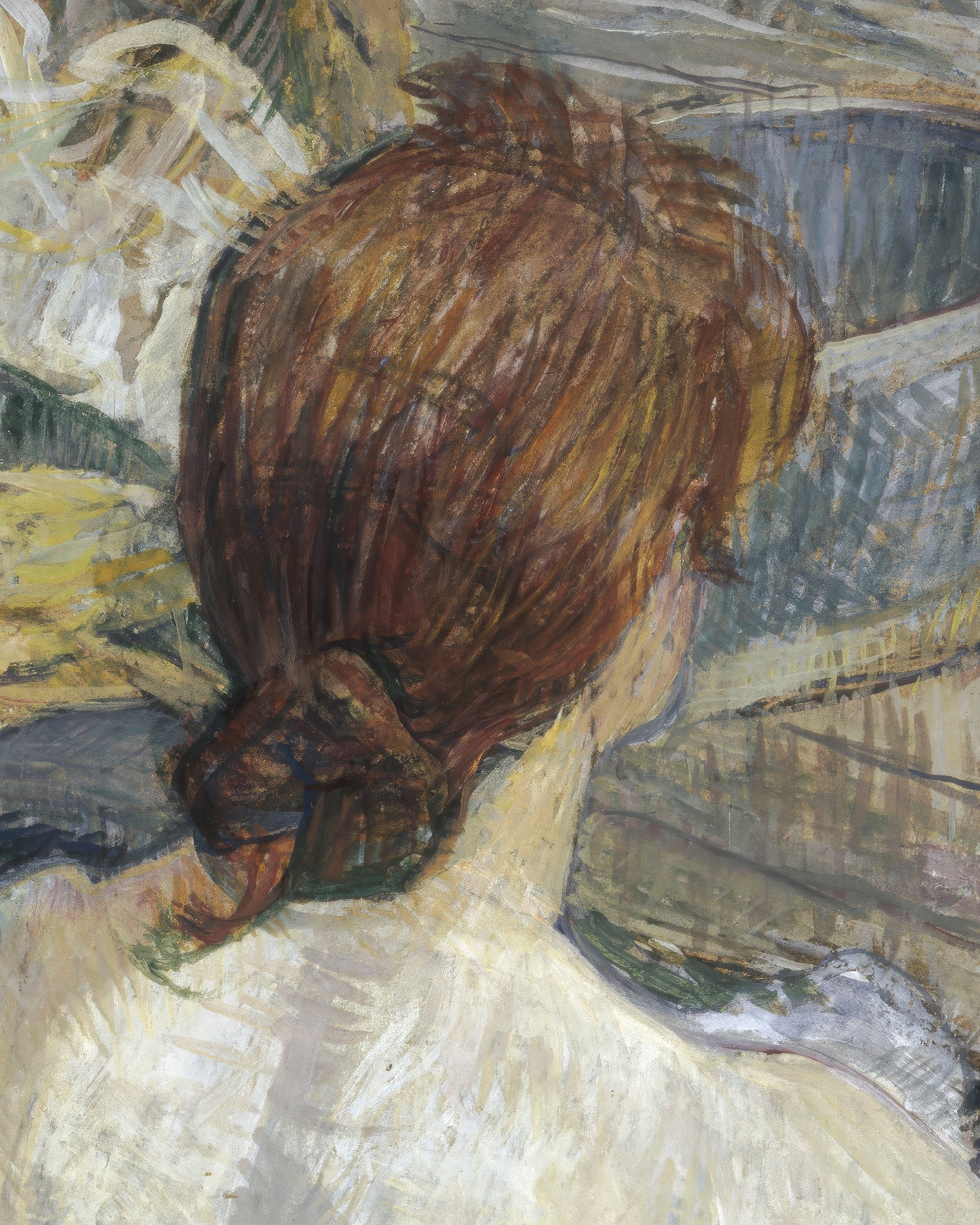 Rousse (La Toilette), 1889 af Henri de Toulouse-Lautrec Poster