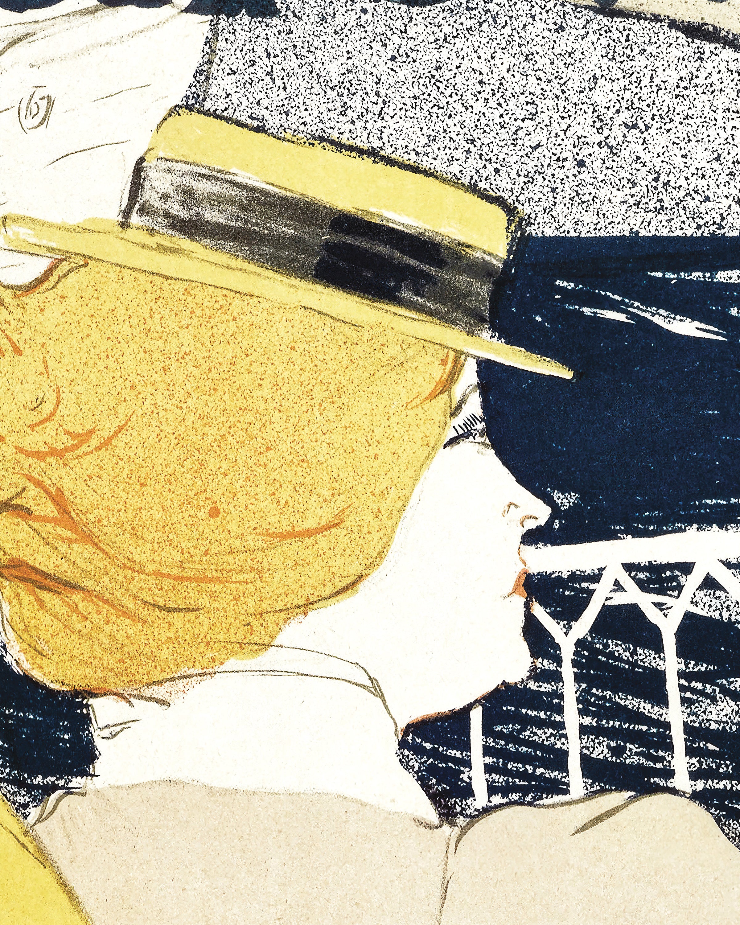 Salon des Cent, poster (1896) af Henri de Toulouse-Lautrec